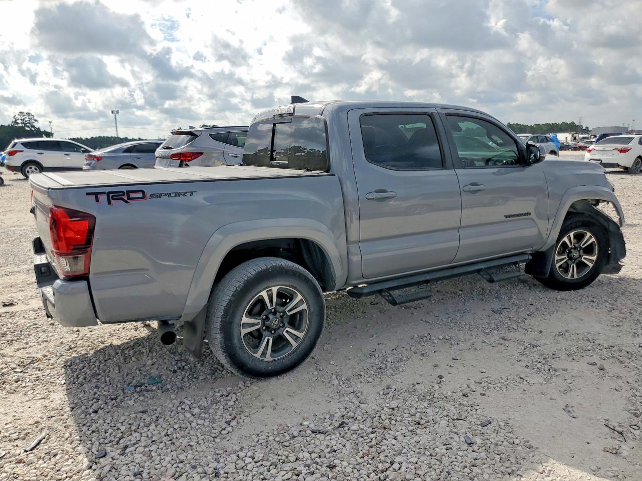 2019 Toyota Tacoma Trd Sport Серый vin: 5TFAZ5CN0KX083759