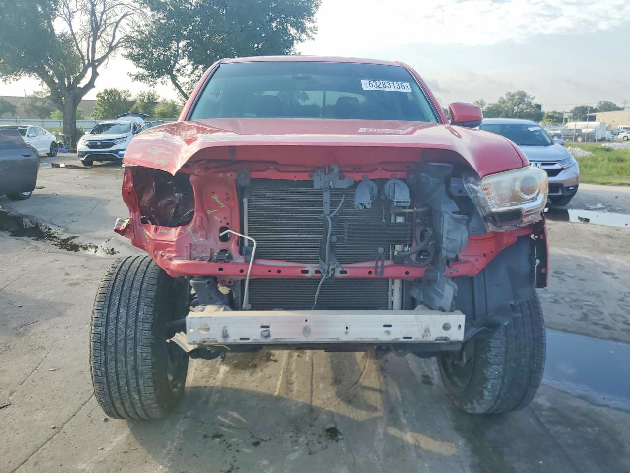 2018 Toyota Tacoma Sr5 V6 Красный vin: 5TFAZ5CN2JX058652
