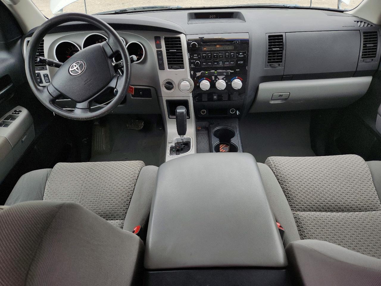2007 Toyota Tundra Double Cab Sr5 Silver vin: 5TFBT54107X009041