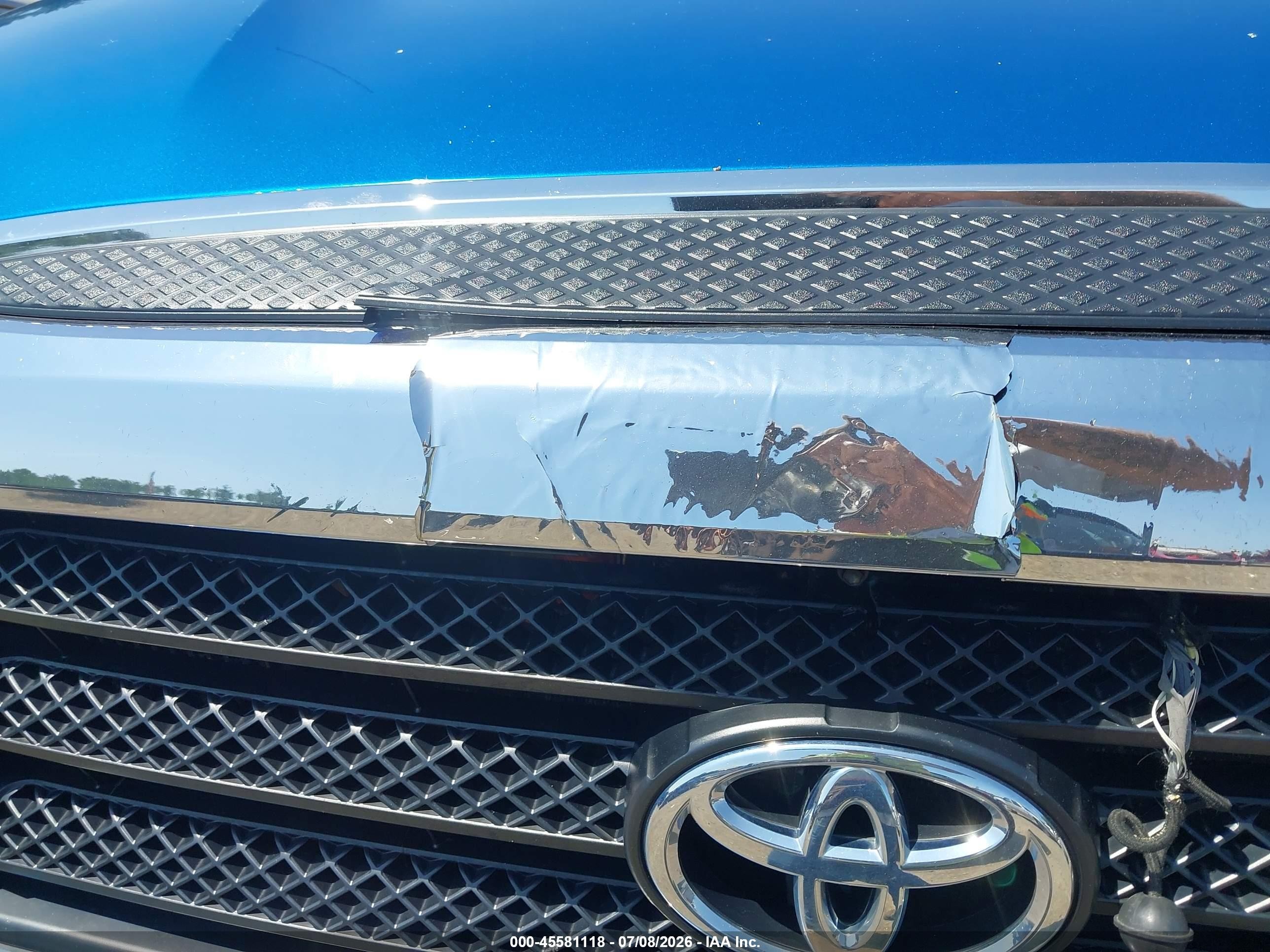 2007 Toyota Tundra Sr5 4.7l V8 Blue vin: 5TFBT54117X010179