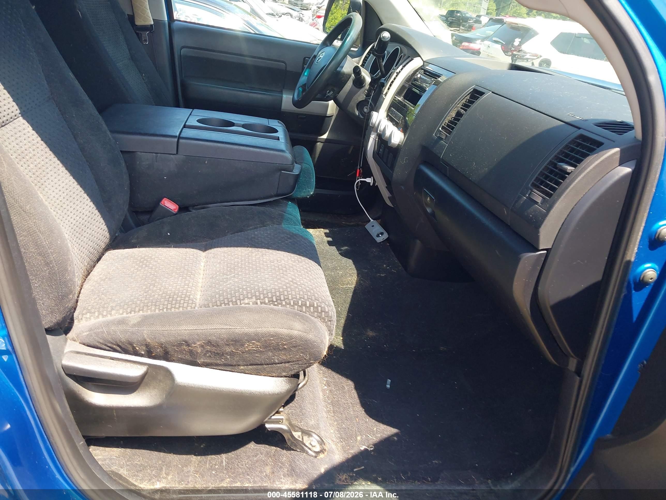 2007 Toyota Tundra Sr5 4.7l V8 Blue vin: 5TFBT54117X010179