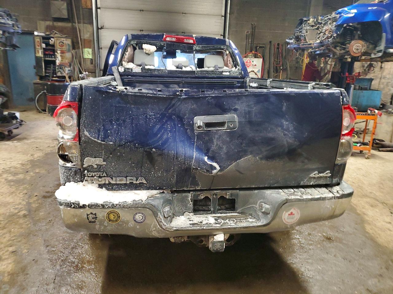 2007 Toyota Tundra Sr5 Blue vin: 5TFBT54147X007261