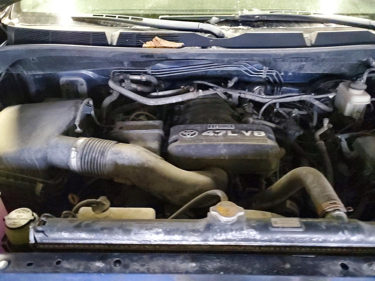 2007 Toyota Tundra Sr5 Blue vin: 5TFBT54147X007261
