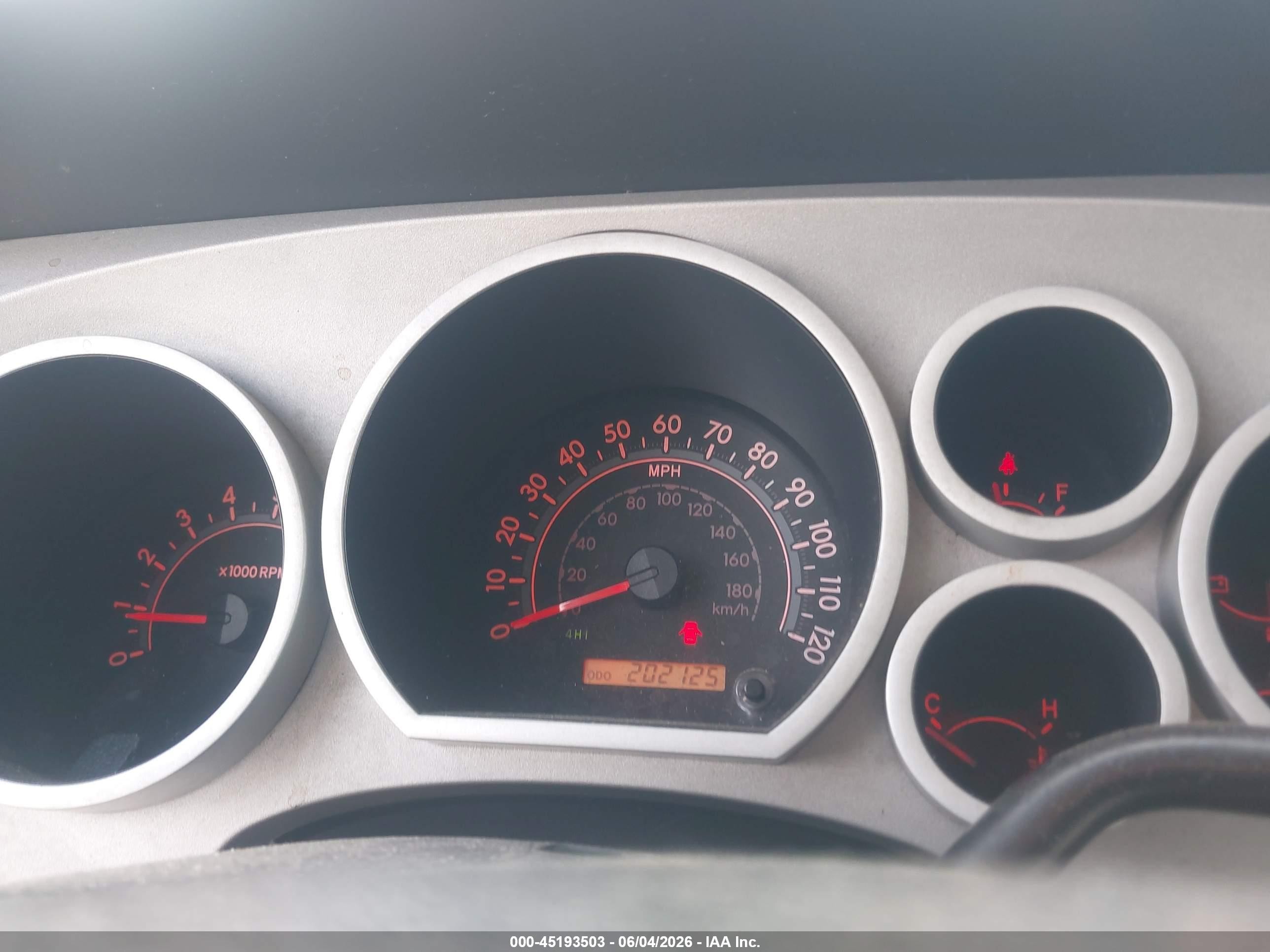 2009 Toyota Tundra Grade 4.7l V8 Blue vin: 5TFBT54149X015248