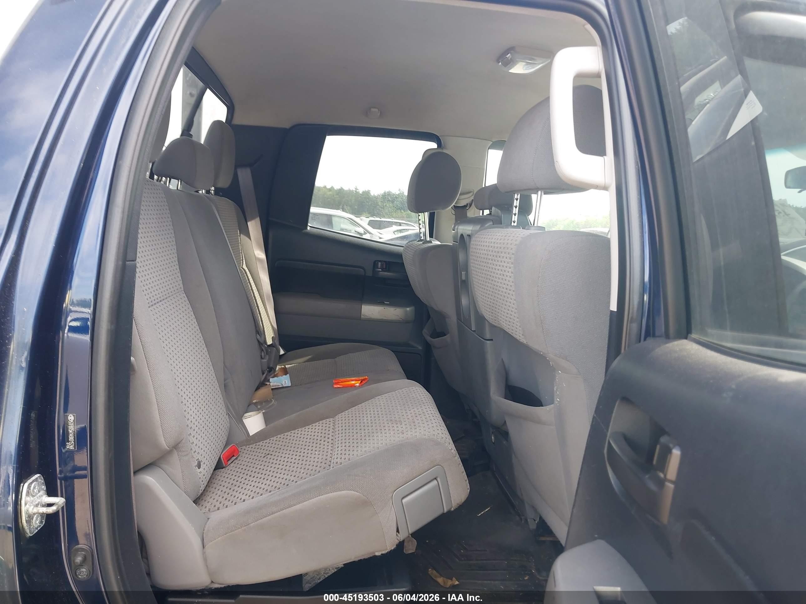2009 Toyota Tundra Grade 4.7l V8 Blue vin: 5TFBT54149X015248