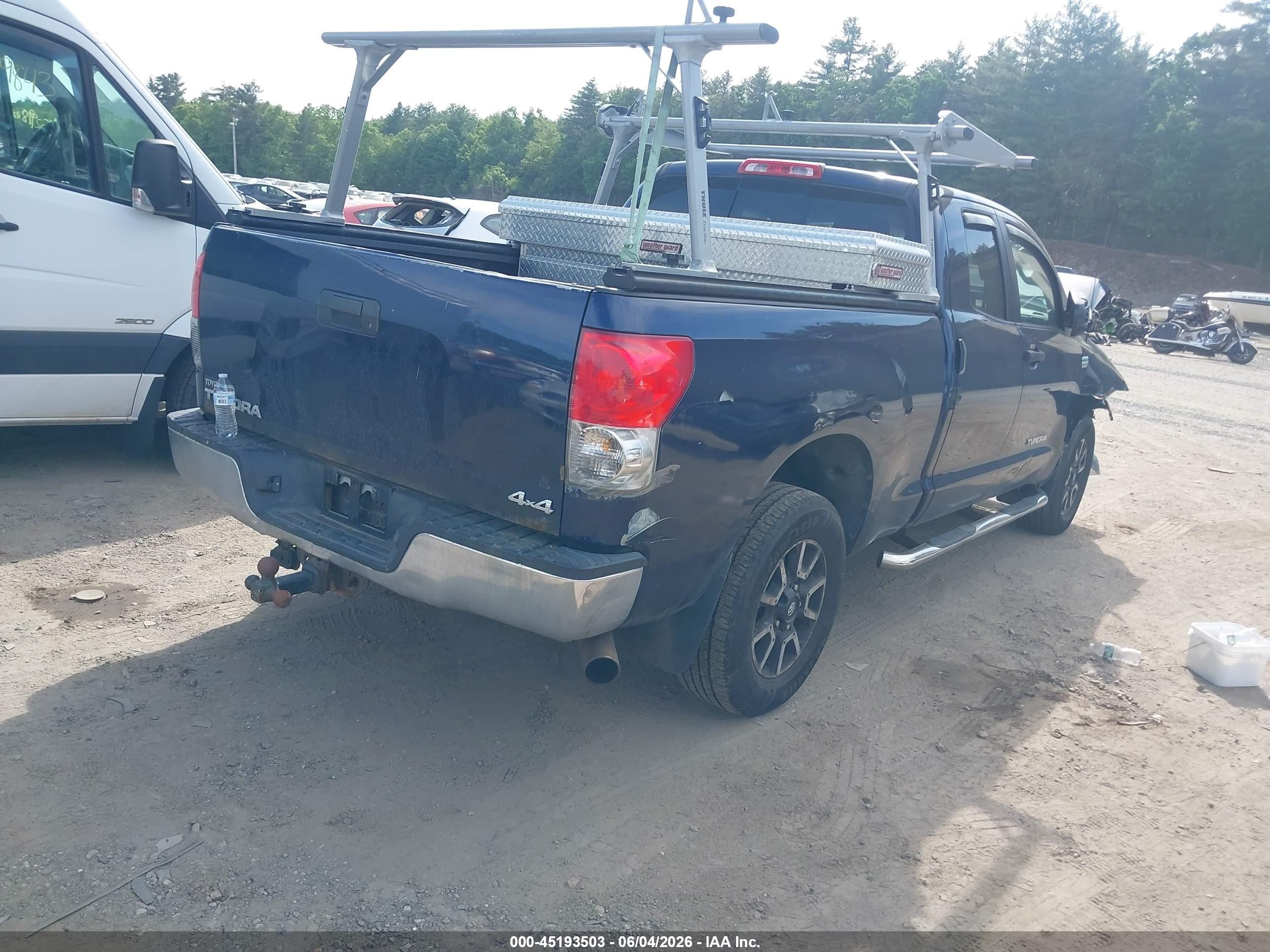 2009 Toyota Tundra Grade 4.7l V8 Blue vin: 5TFBT54149X015248