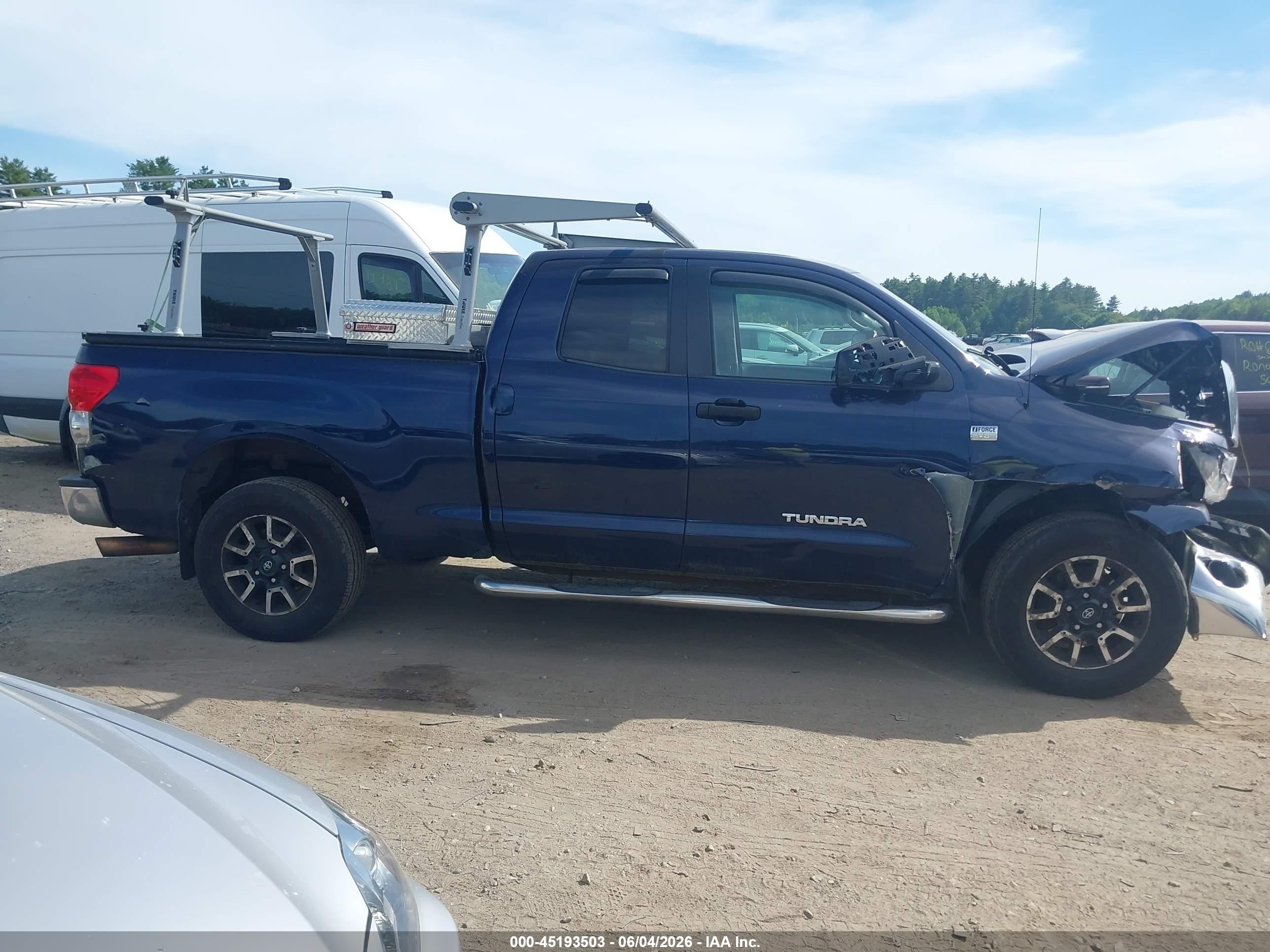 2009 Toyota Tundra Grade 4.7l V8 Blue vin: 5TFBT54149X015248