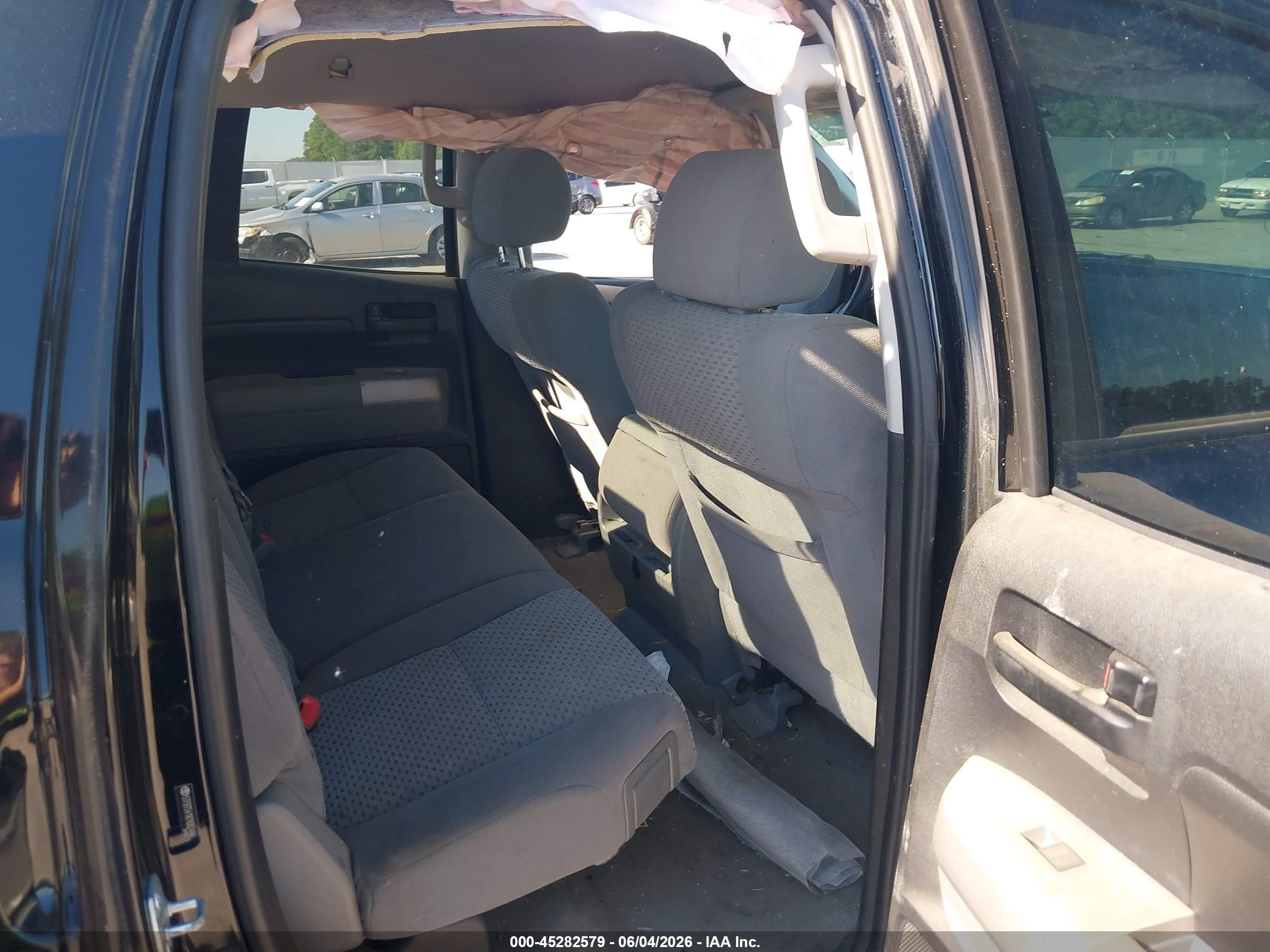 2007 Toyota Tundra Sr5 4.7l V8 Black vin: 5TFBT541X7X002484