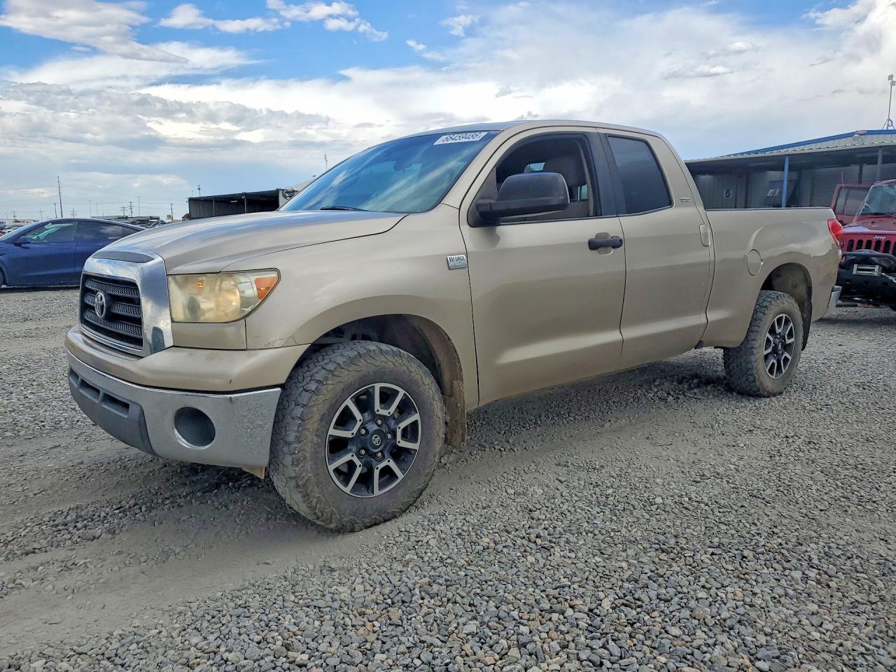 2007 Toyota Tundra Sr5 Бежевый vin: 5TFBT541X7X004073