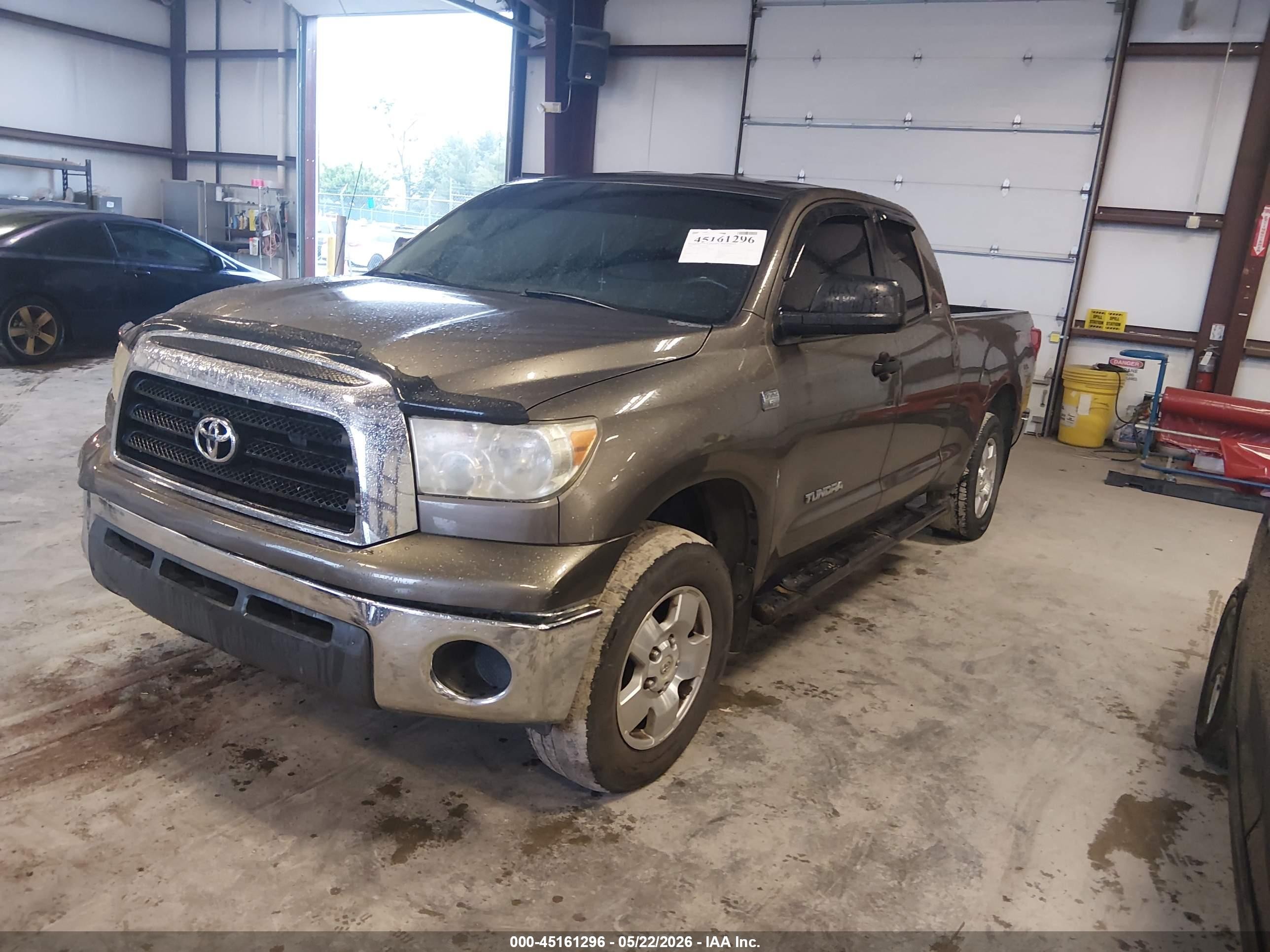 2007 Toyota Tundra Sr5 4.7l V8 Tan vin: 5TFBT541X7X005482