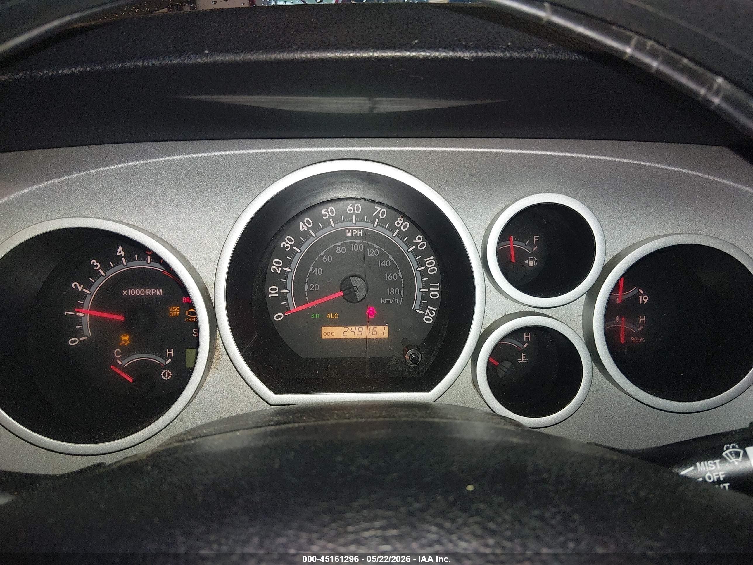 2007 Toyota Tundra Sr5 4.7l V8 Tan vin: 5TFBT541X7X005482