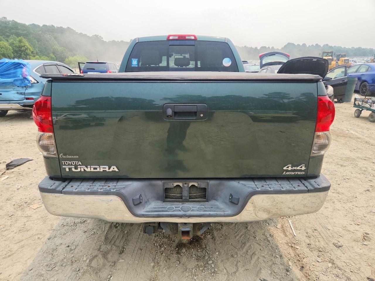 2007 Toyota Tundra Double Cab Limited Зеленый vin: 5TFBT58147X003043