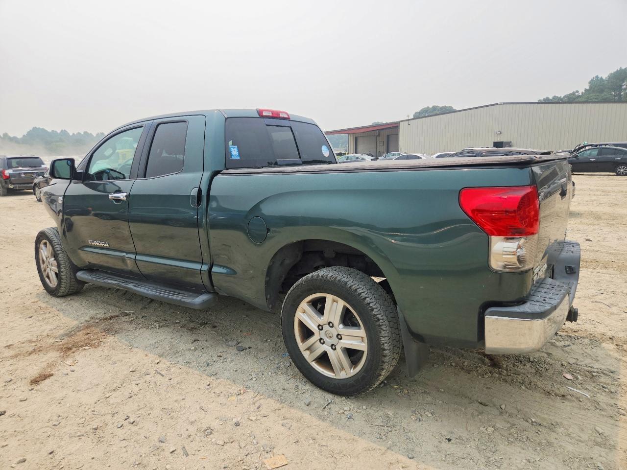 2007 Toyota Tundra Double Cab Limited Зеленый vin: 5TFBT58147X003043