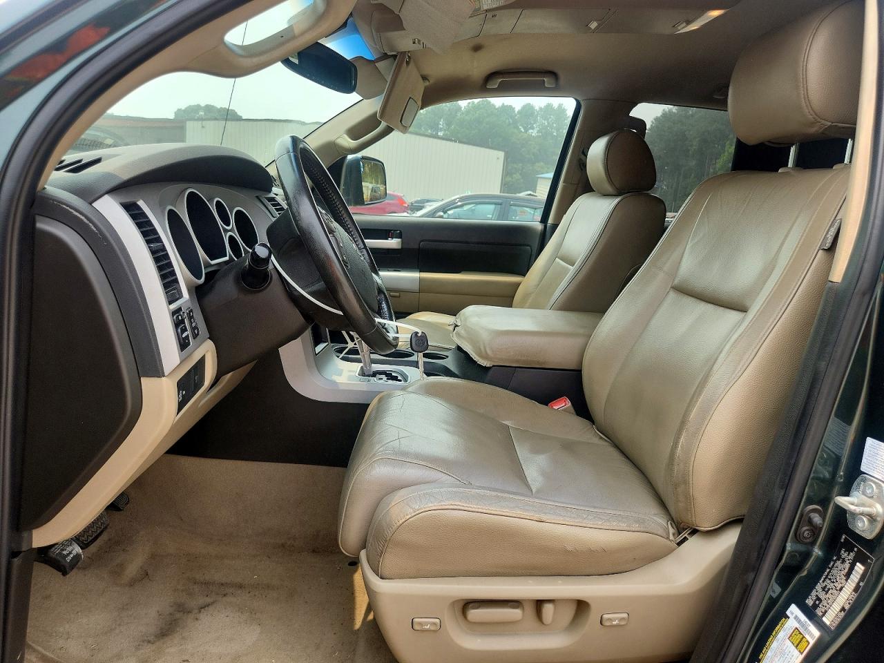 2007 Toyota Tundra Double Cab Limited Зеленый vin: 5TFBT58147X003043