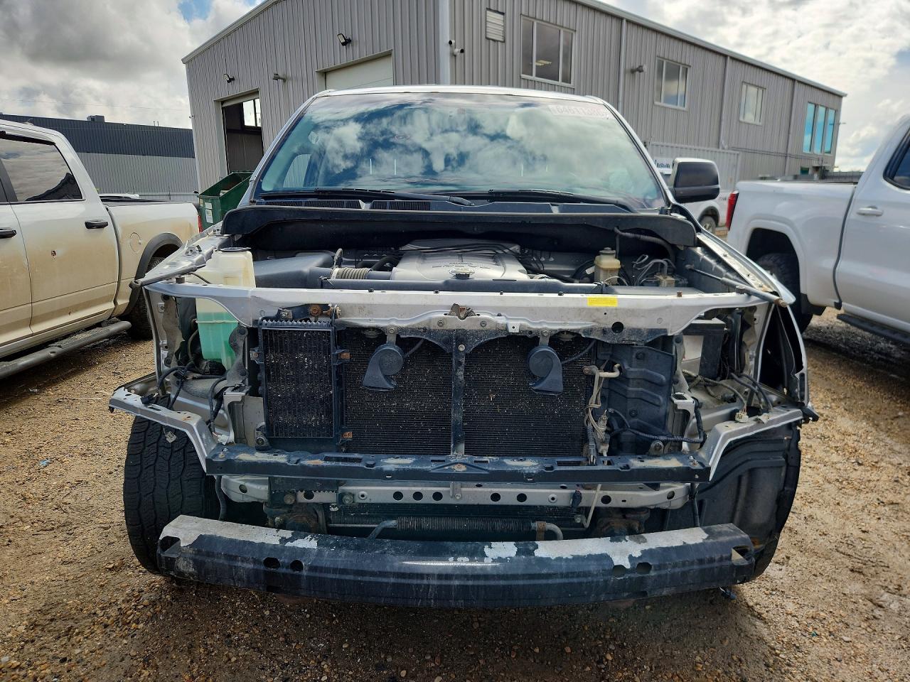2007 Toyota Tundra Double Cab Sr5 Silver vin: 5TFBV54107X030286