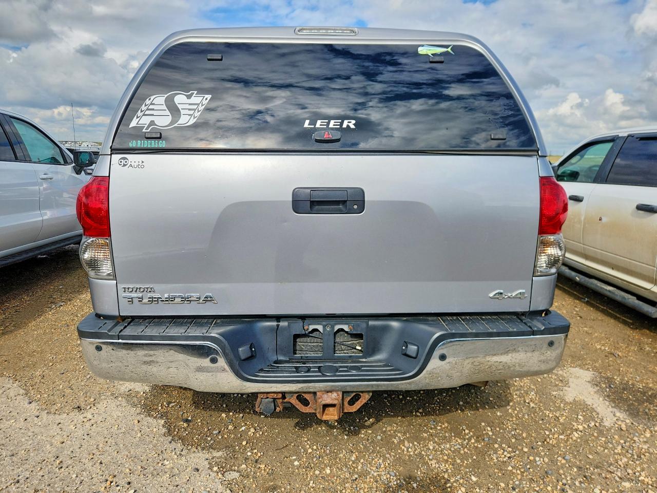 2007 Toyota Tundra Double Cab Sr5 Silver vin: 5TFBV54107X030286