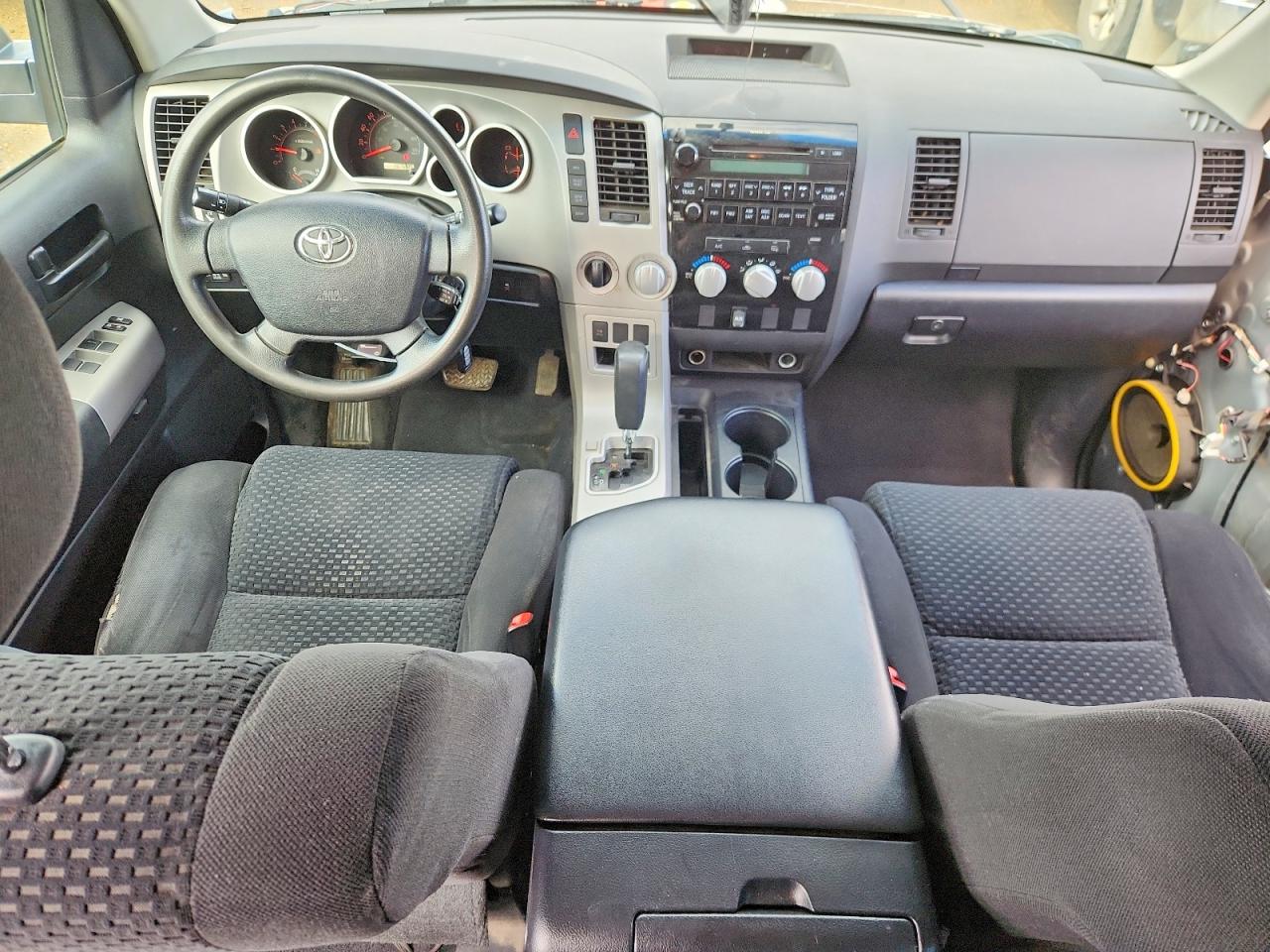 2007 Toyota Tundra Double Cab Sr5 Silver vin: 5TFBV54107X030286