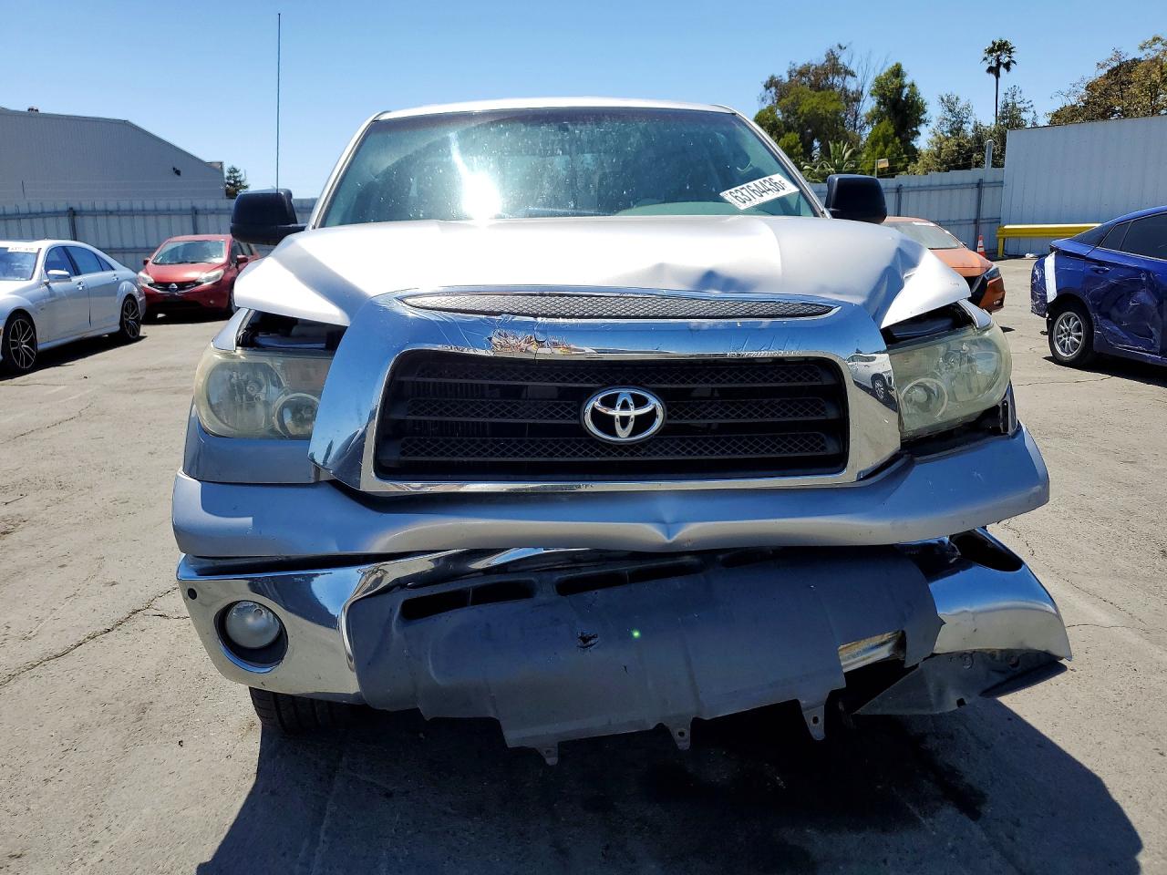 2008 Toyota Tundra Sr5 Silver vin: 5TFBV54108X048496