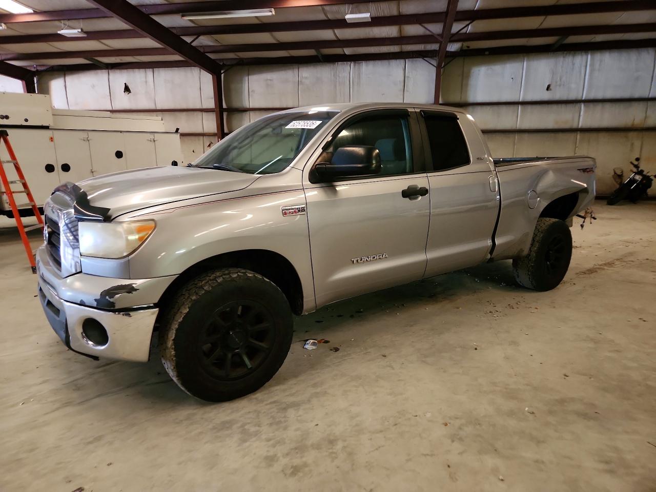 2008 Toyota Tundra Sr5 Silver vin: 5TFBV54108X066674