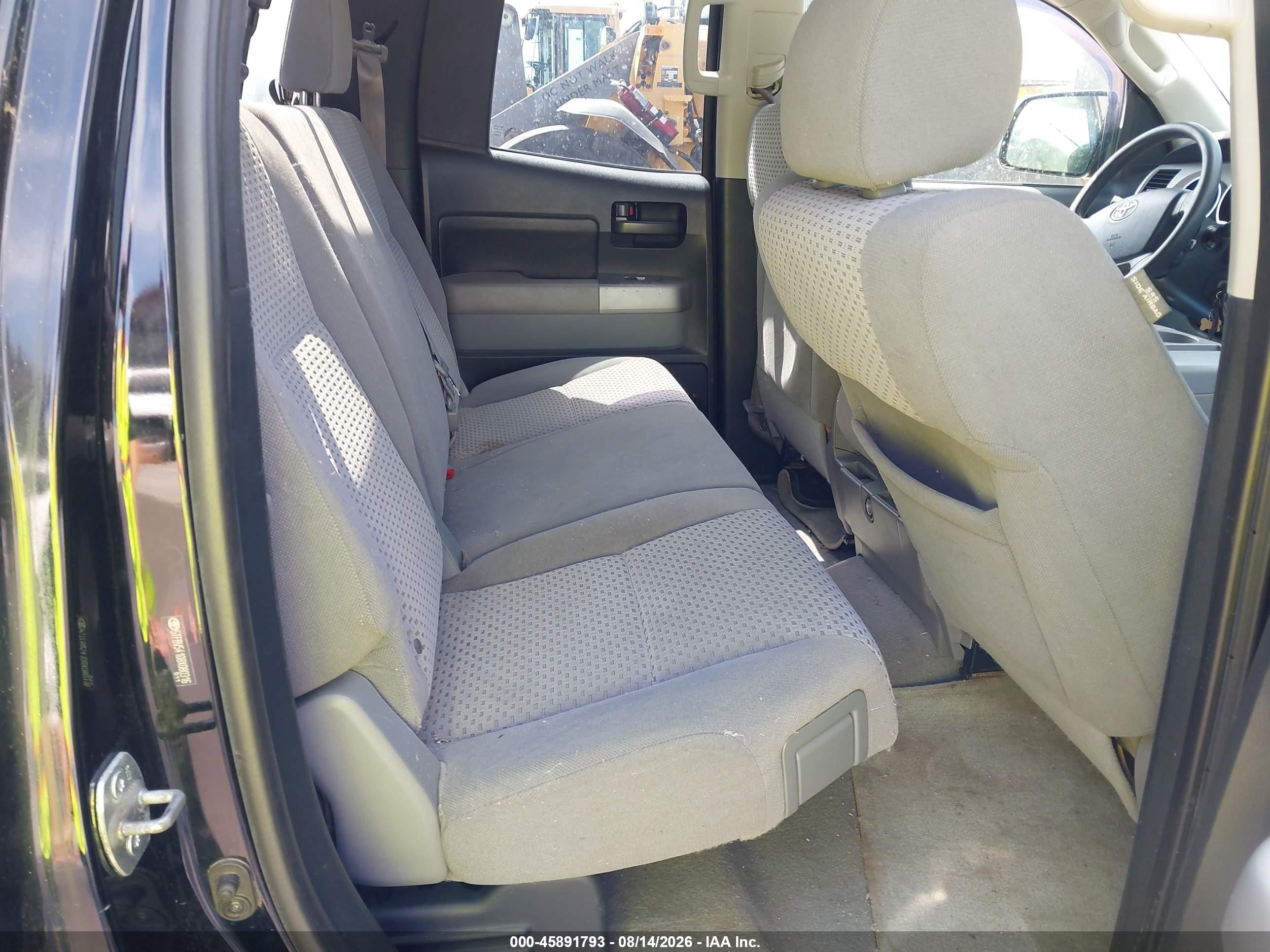2008 Toyota Tundra Base 5.7l V8 Black vin: 5TFBV54108X080316