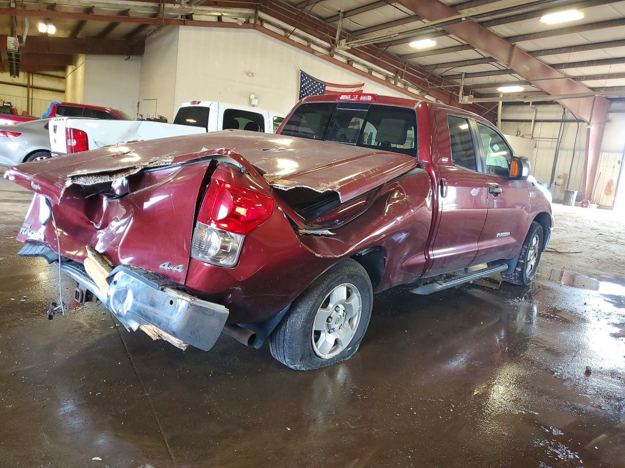 2007 Toyota Tundra Double Cab Sr5 Бордовый vin: 5TFBV54117X024111