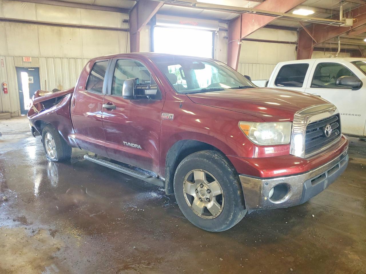 2007 Toyota Tundra Double Cab Sr5 Бордовый vin: 5TFBV54117X024111