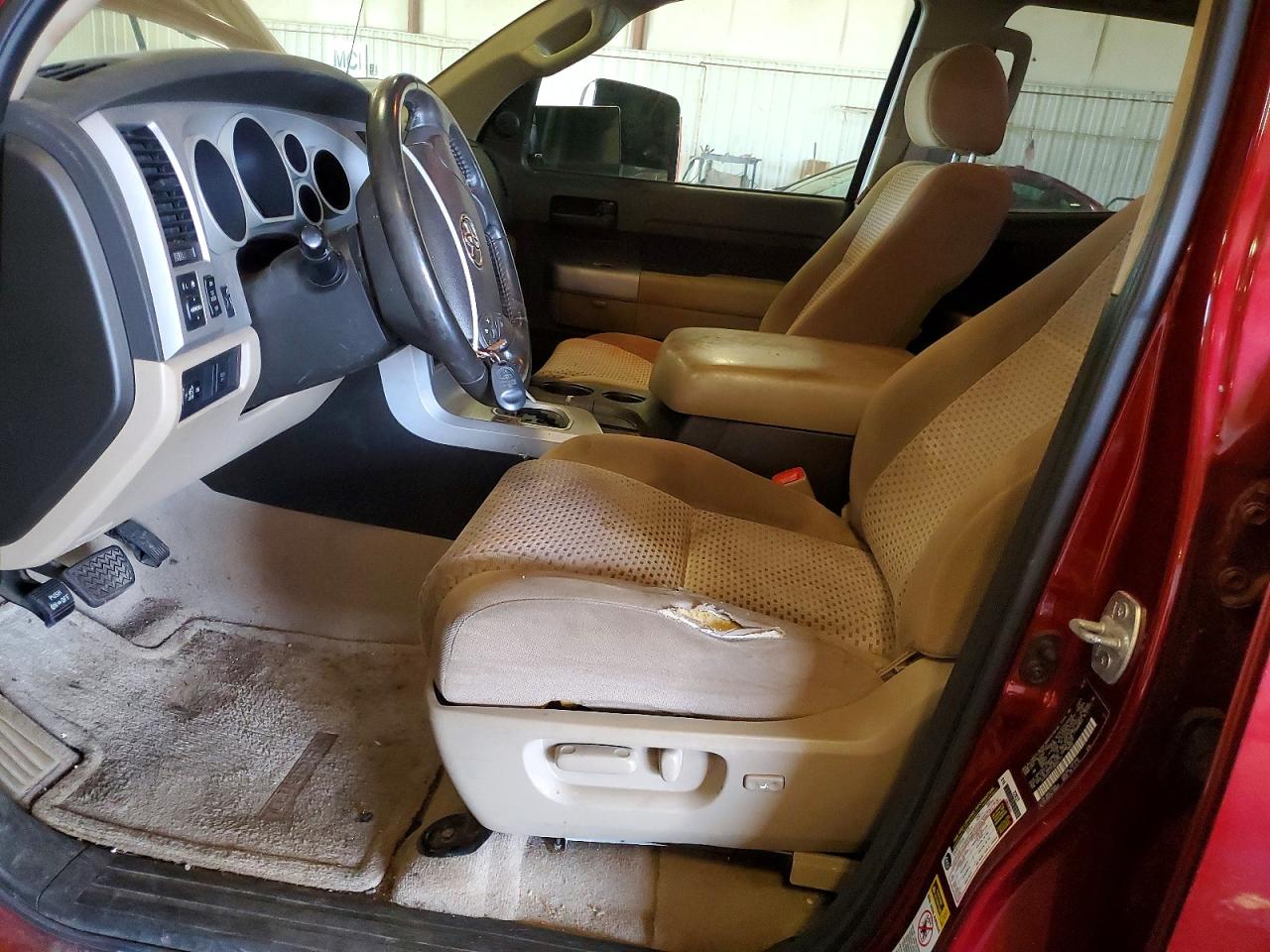 2007 Toyota Tundra Double Cab Sr5 Бордовый vin: 5TFBV54117X024111