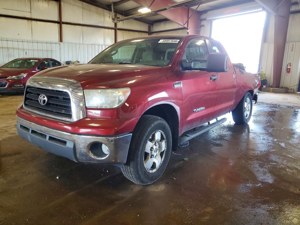 2007 Toyota Tundra Double Cab Sr5 Бордовый vin: 5TFBV54117X024111