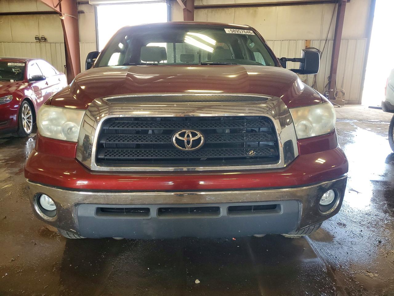 2007 Toyota Tundra Double Cab Sr5 Бордовый vin: 5TFBV54117X024111
