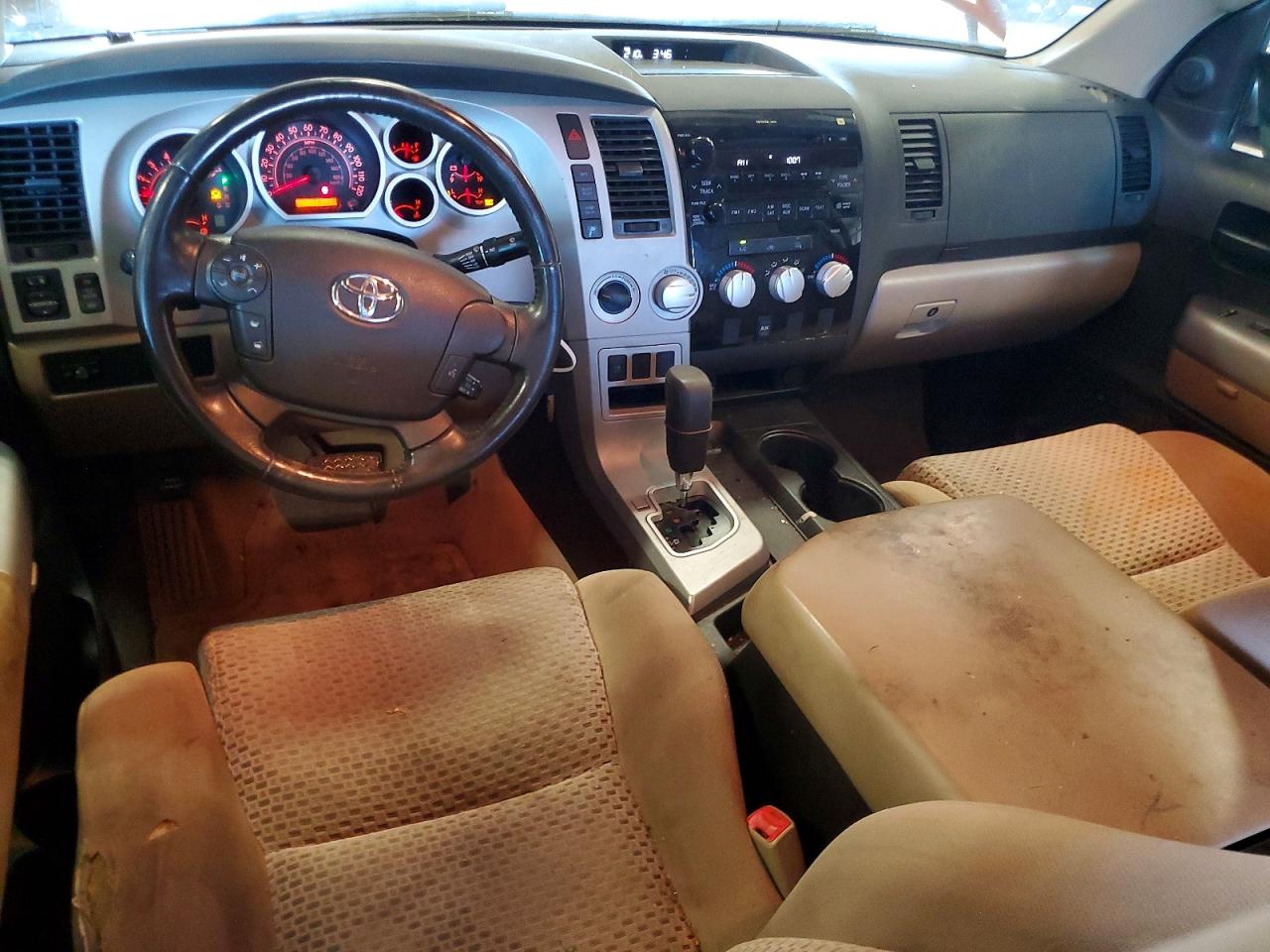 2007 Toyota Tundra Double Cab Sr5 Бордовый vin: 5TFBV54117X024111