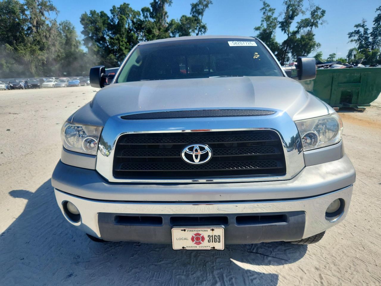 2008 Toyota Tundra Sr5 Серебряный vin: 5TFBV54118X045199