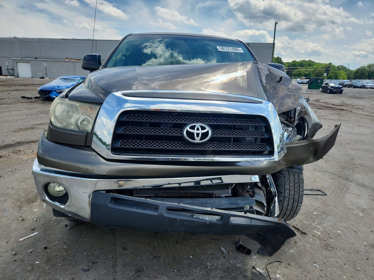 2008 Toyota Tundra Sr5 Серый vin: 5TFBV54118X069874