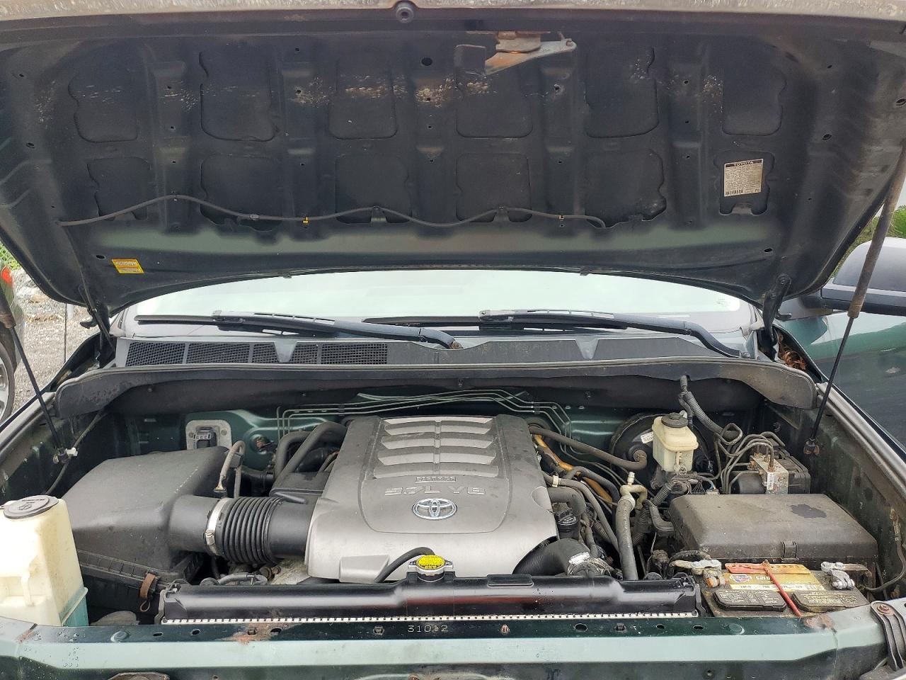 2009 Toyota Tundra Sr5 Green vin: 5TFBV54119X084781