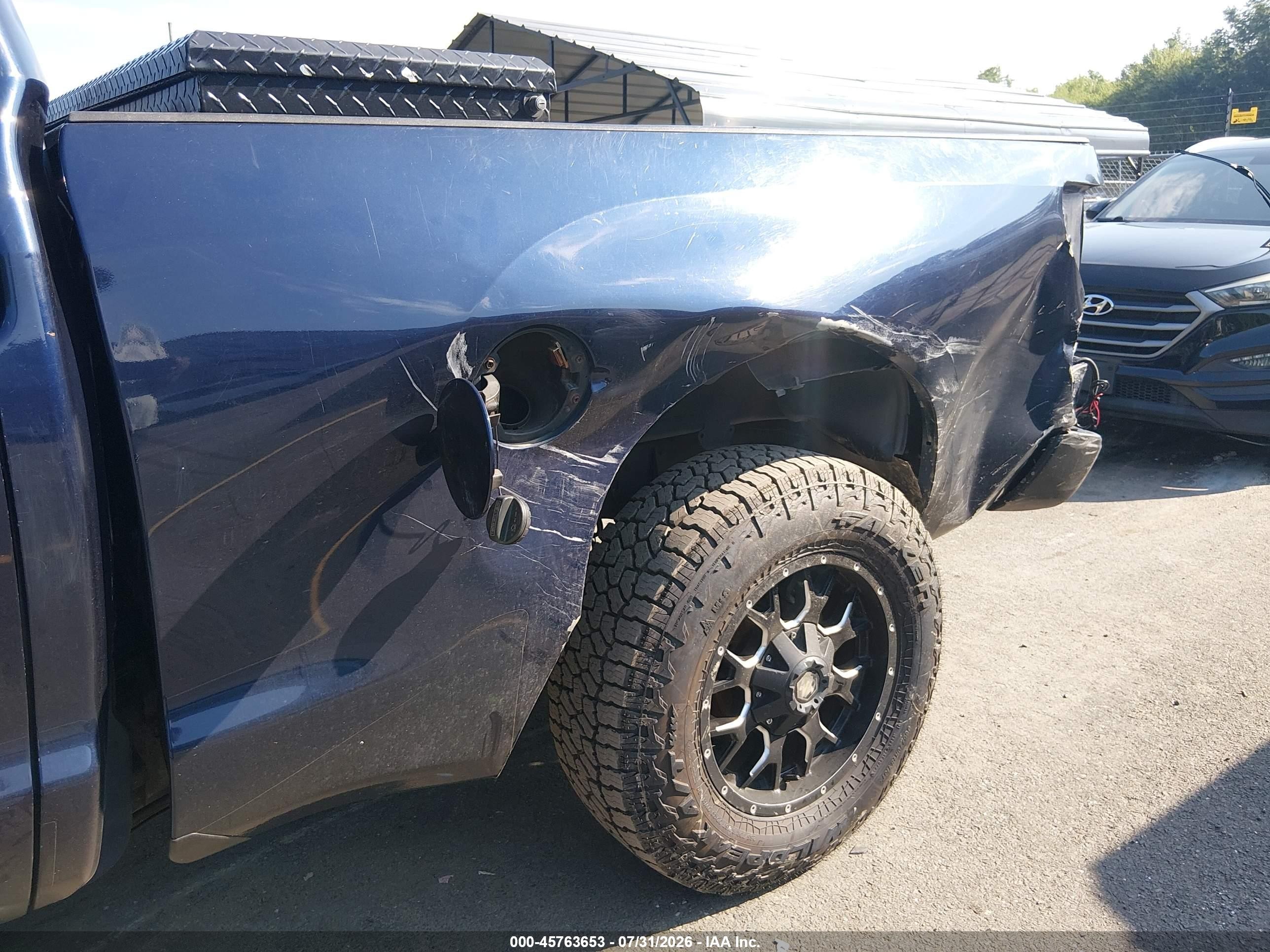 2009 Toyota Tundra Grade 5.7l V8 Blue vin: 5TFBV54119X087325