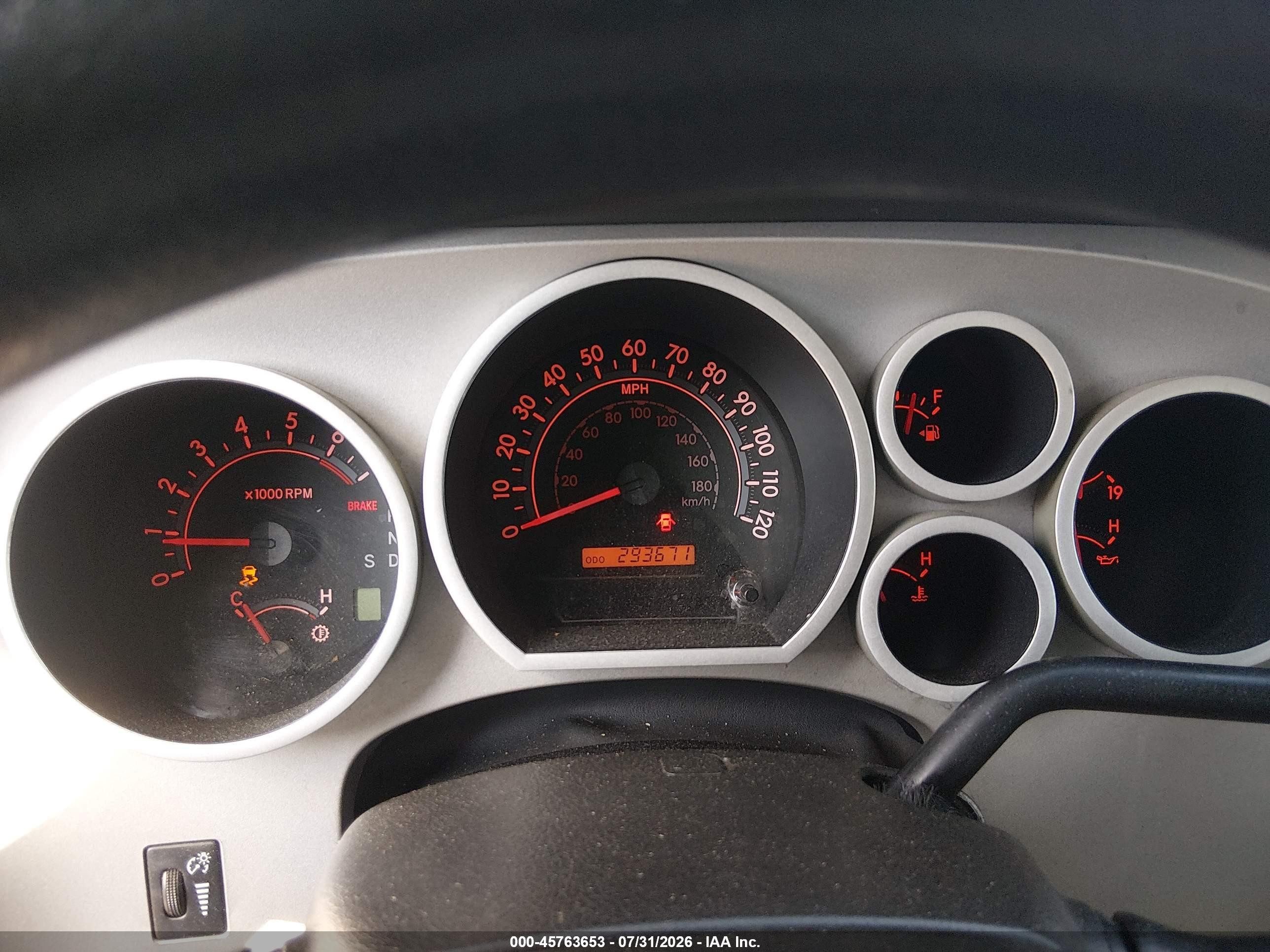 2009 Toyota Tundra Grade 5.7l V8 Blue vin: 5TFBV54119X087325
