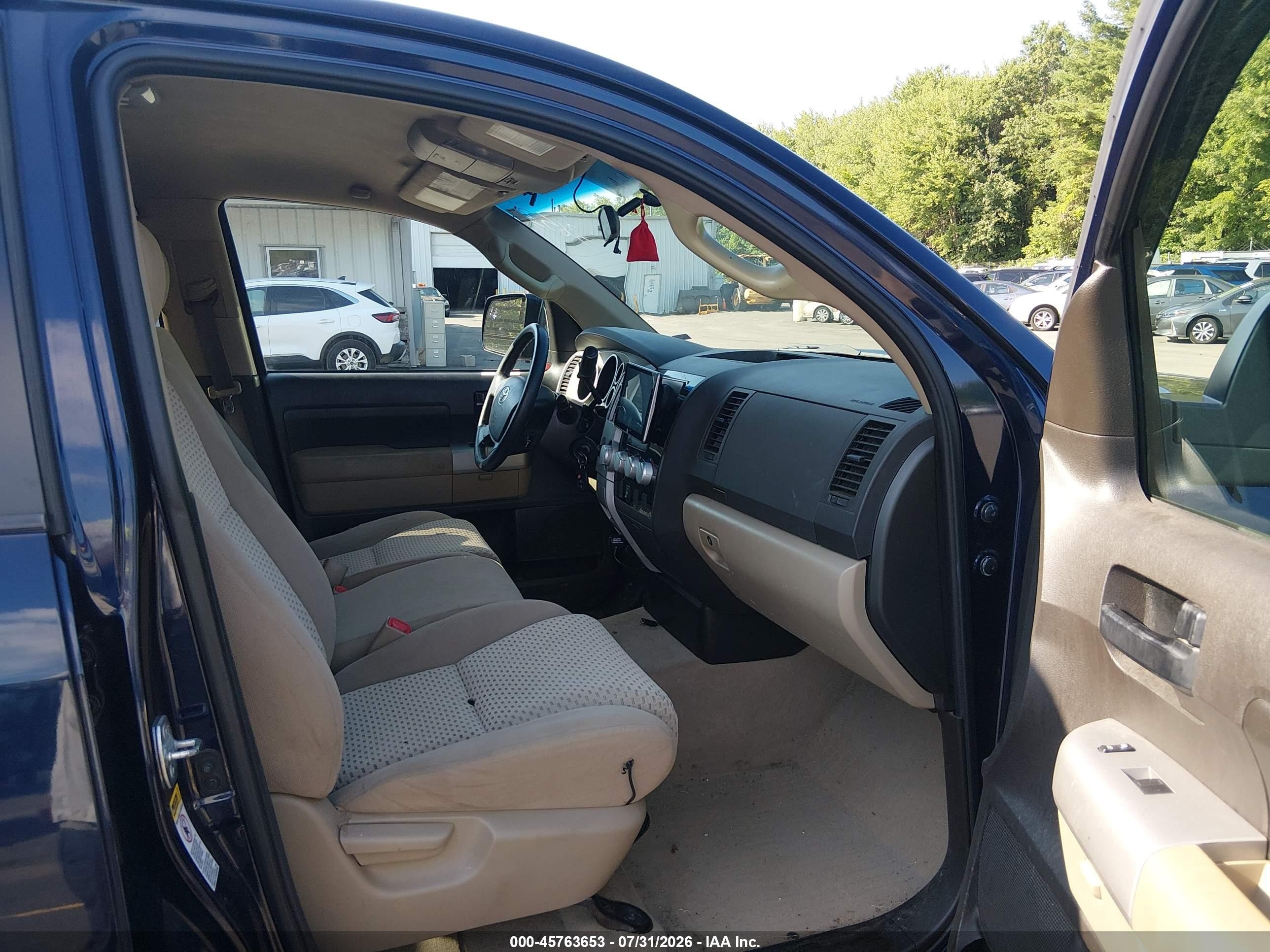 2009 Toyota Tundra Grade 5.7l V8 Blue vin: 5TFBV54119X087325