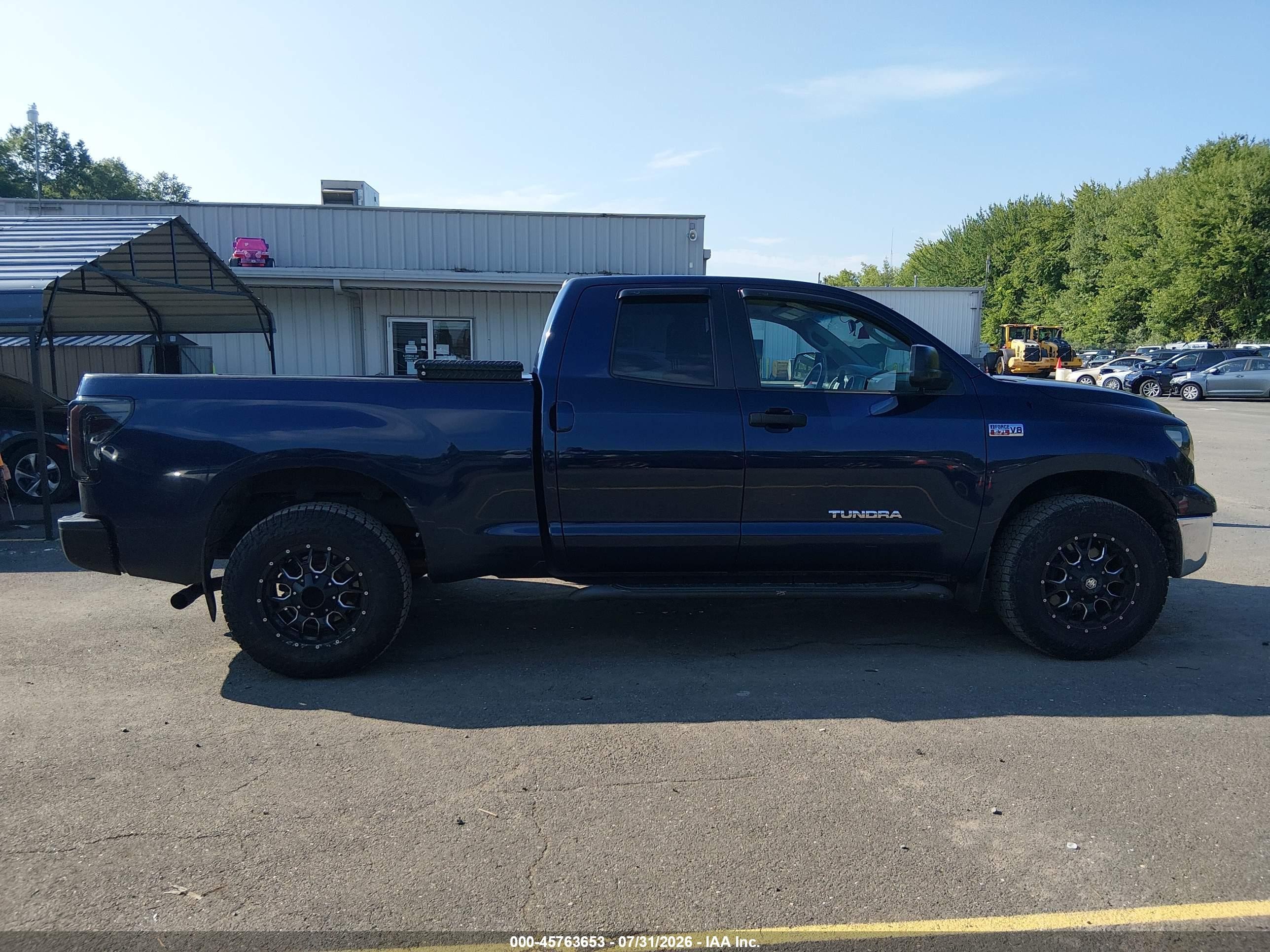 2009 Toyota Tundra Grade 5.7l V8 Blue vin: 5TFBV54119X087325