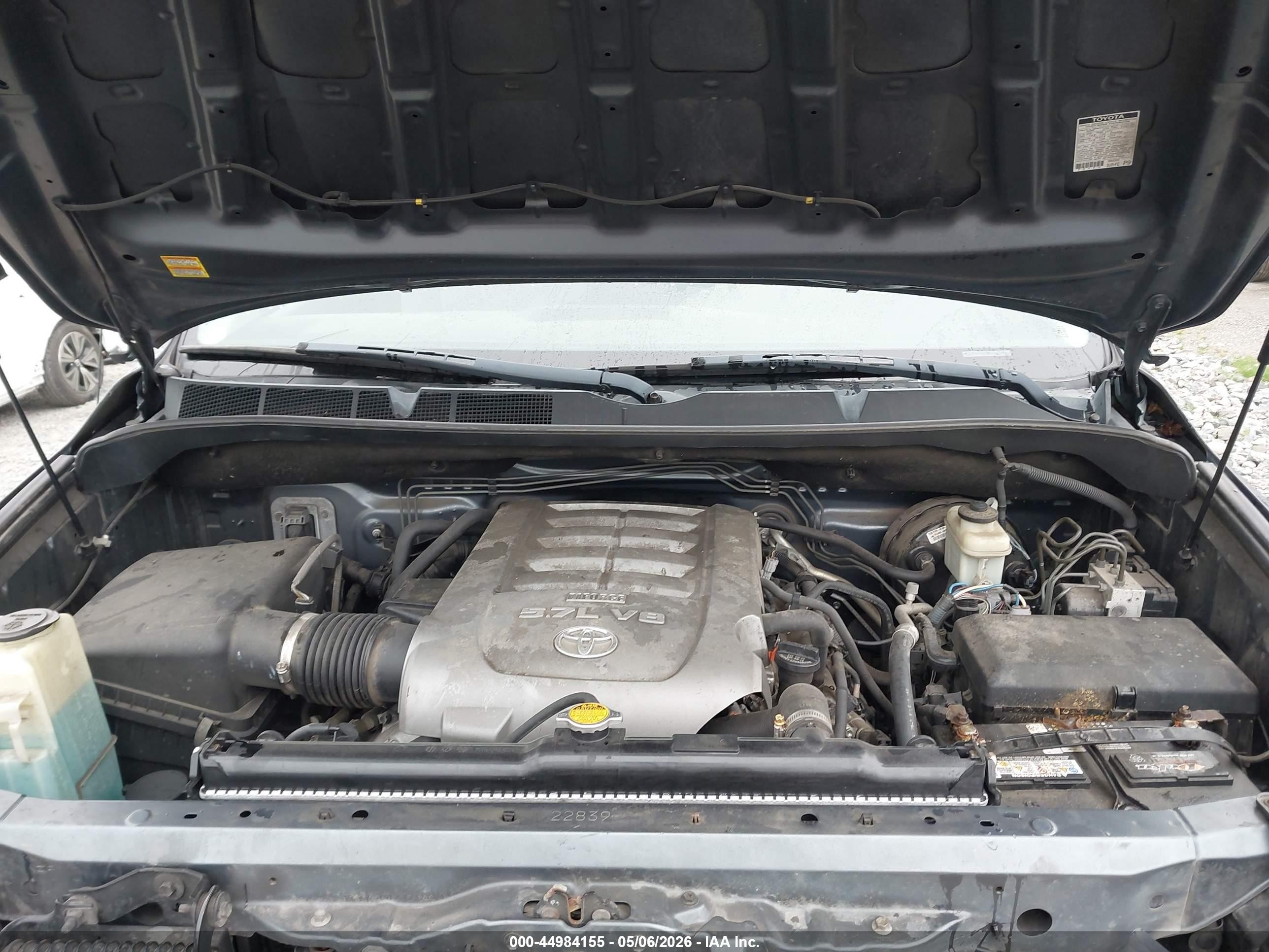 2009 Toyota Tundra Sr5 5.7l V8 vin: 5TFBV54119X090564
