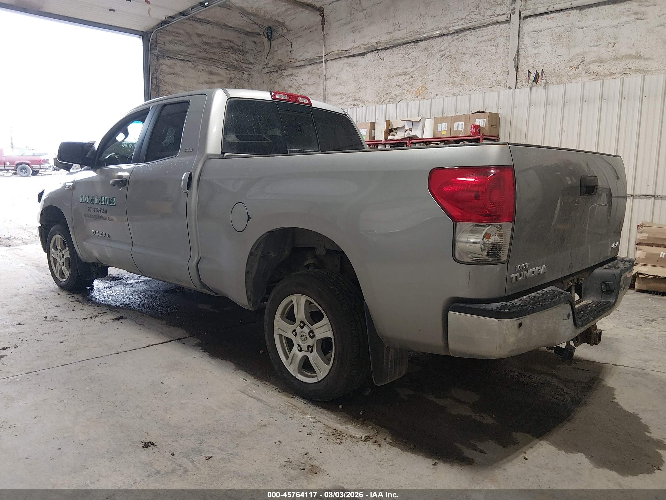 2007 Toyota Tundra Sr5 5.7l V8 Gray vin: 5TFBV54137X005477