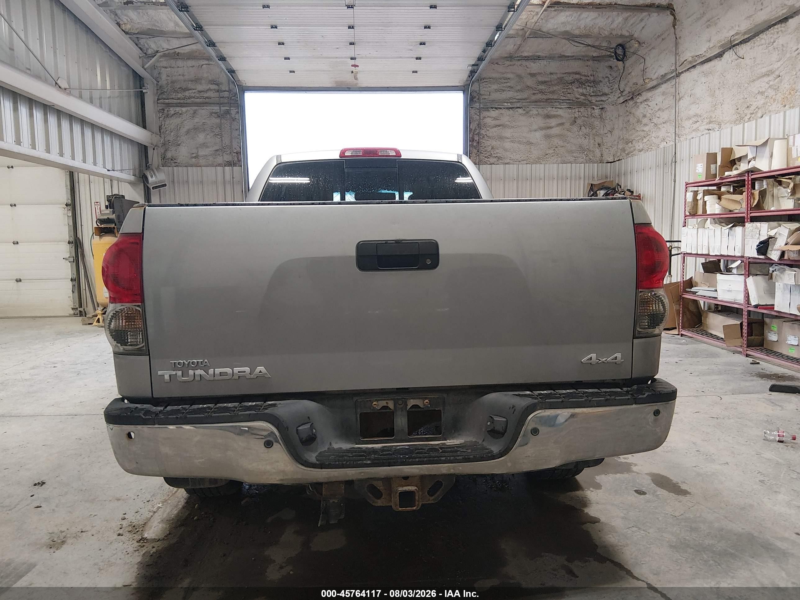 2007 Toyota Tundra Sr5 5.7l V8 Gray vin: 5TFBV54137X005477