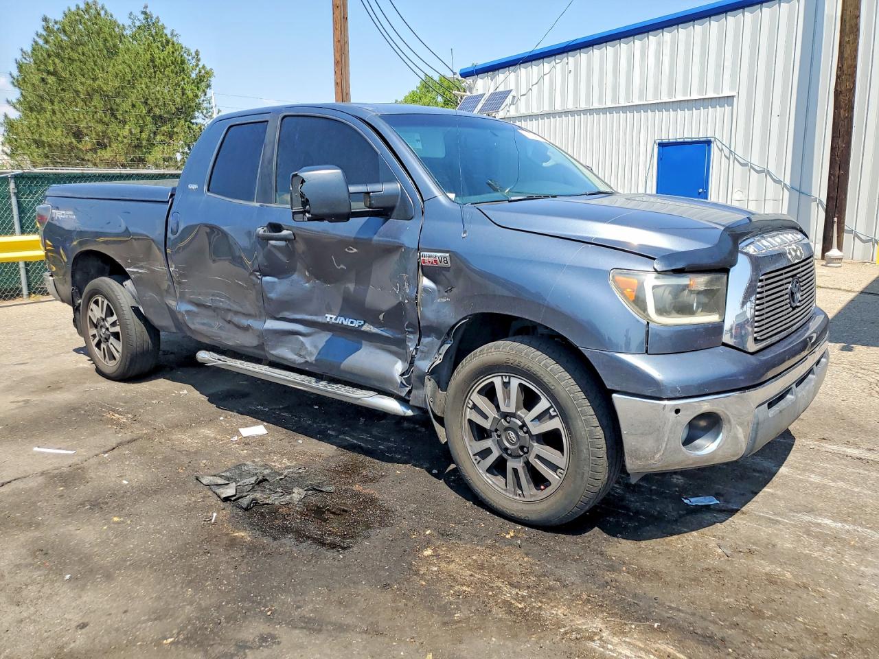 2007 Toyota Tundra Sr5 Gray vin: 5TFBV54137X006824