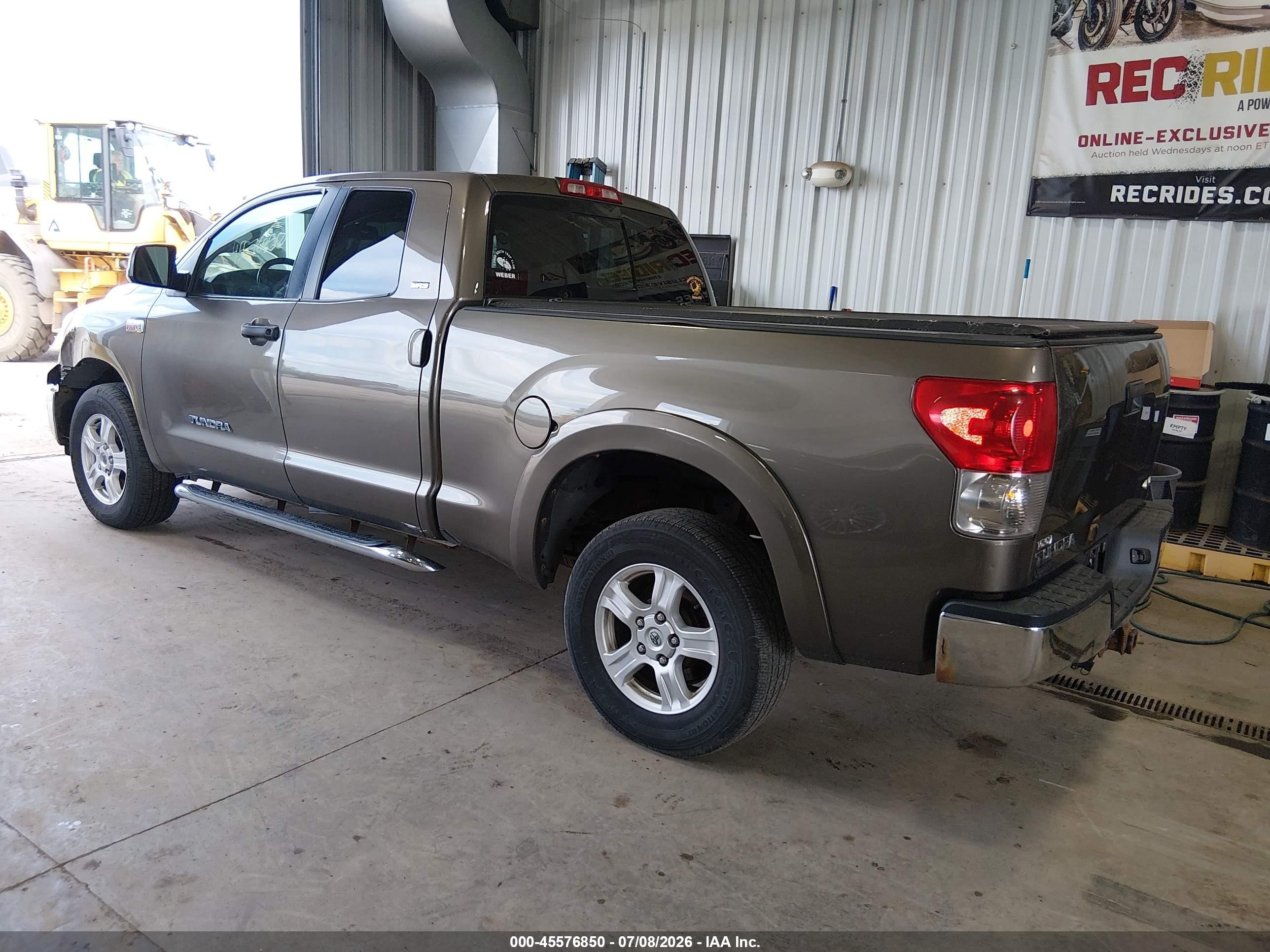 2007 Toyota Tundra Sr5 5.7l V8 Gray vin: 5TFBV54137X007133