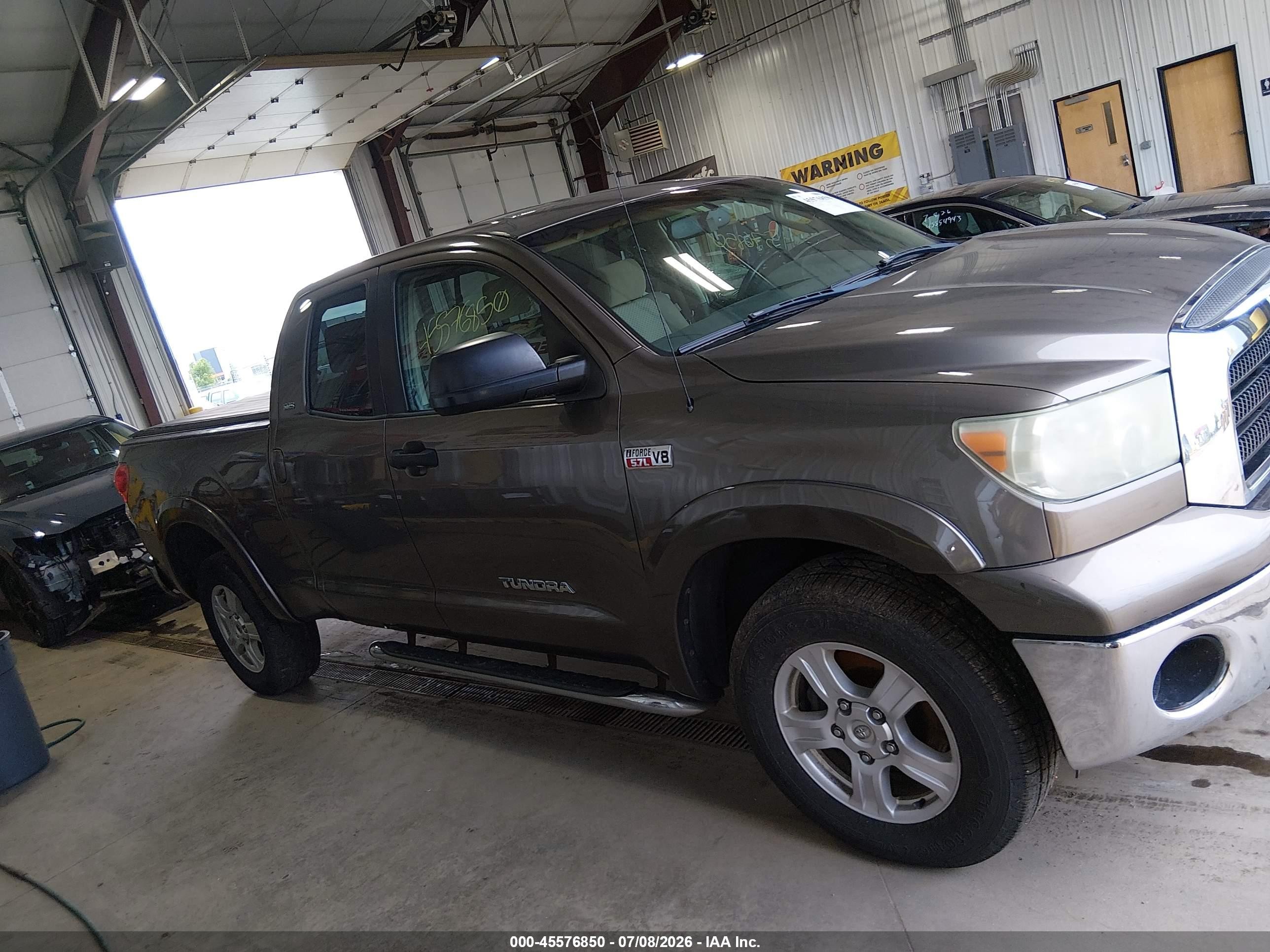 2007 Toyota Tundra Sr5 5.7l V8 Gray vin: 5TFBV54137X007133