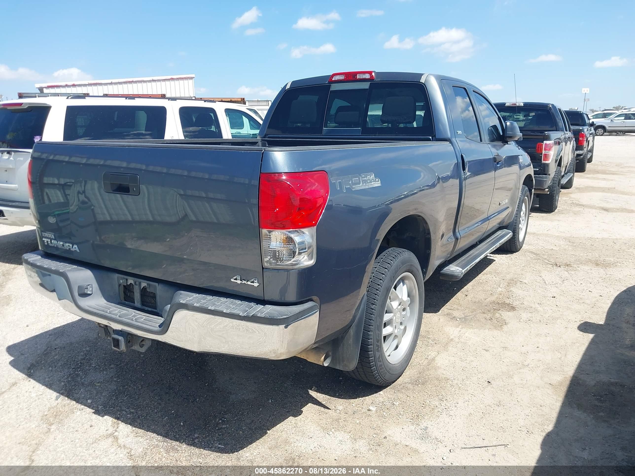 2007 Toyota Tundra Sr5 5.7l V8 Gray vin: 5TFBV54137X018973