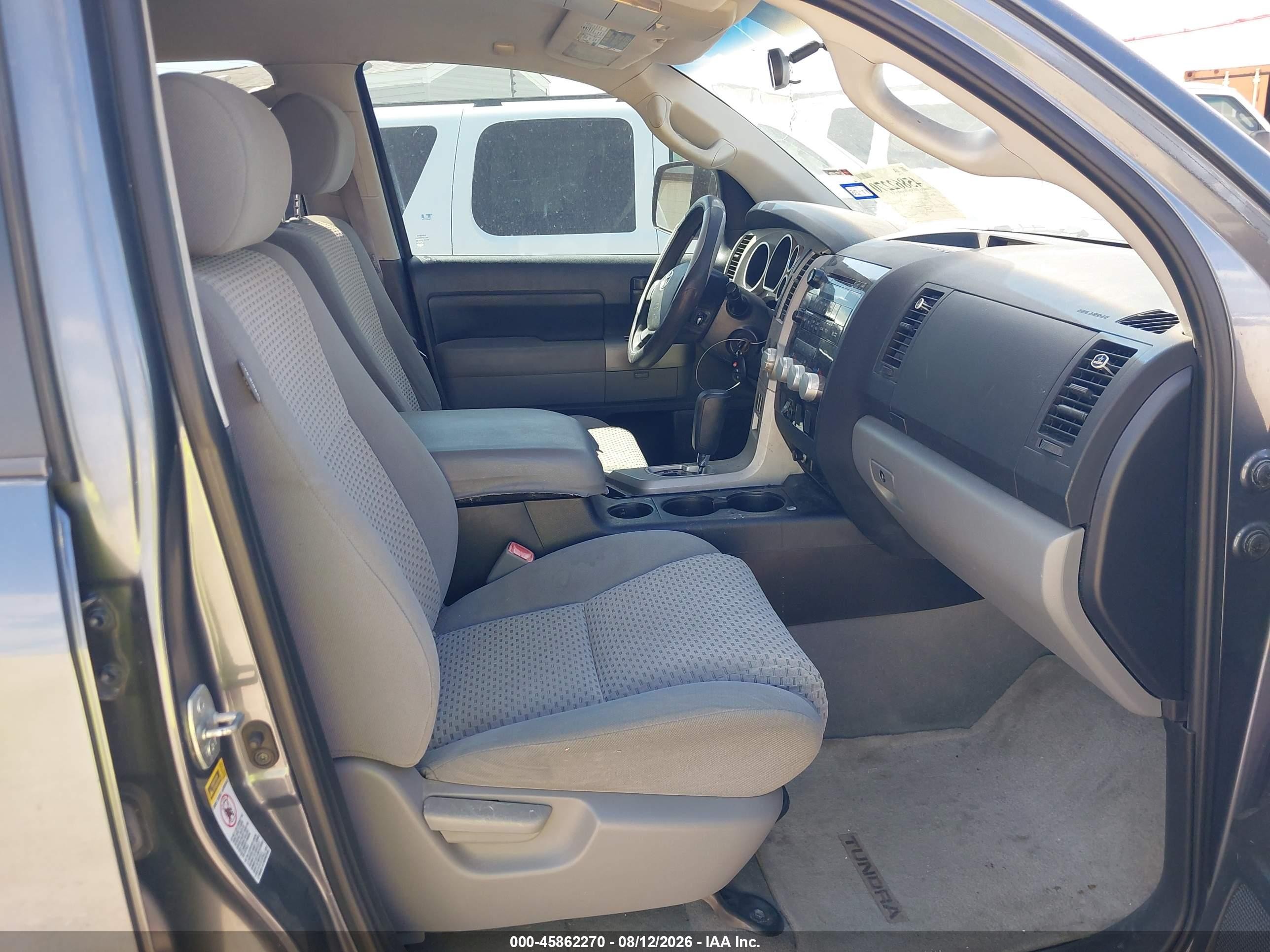 2007 Toyota Tundra Sr5 5.7l V8 Gray vin: 5TFBV54137X018973