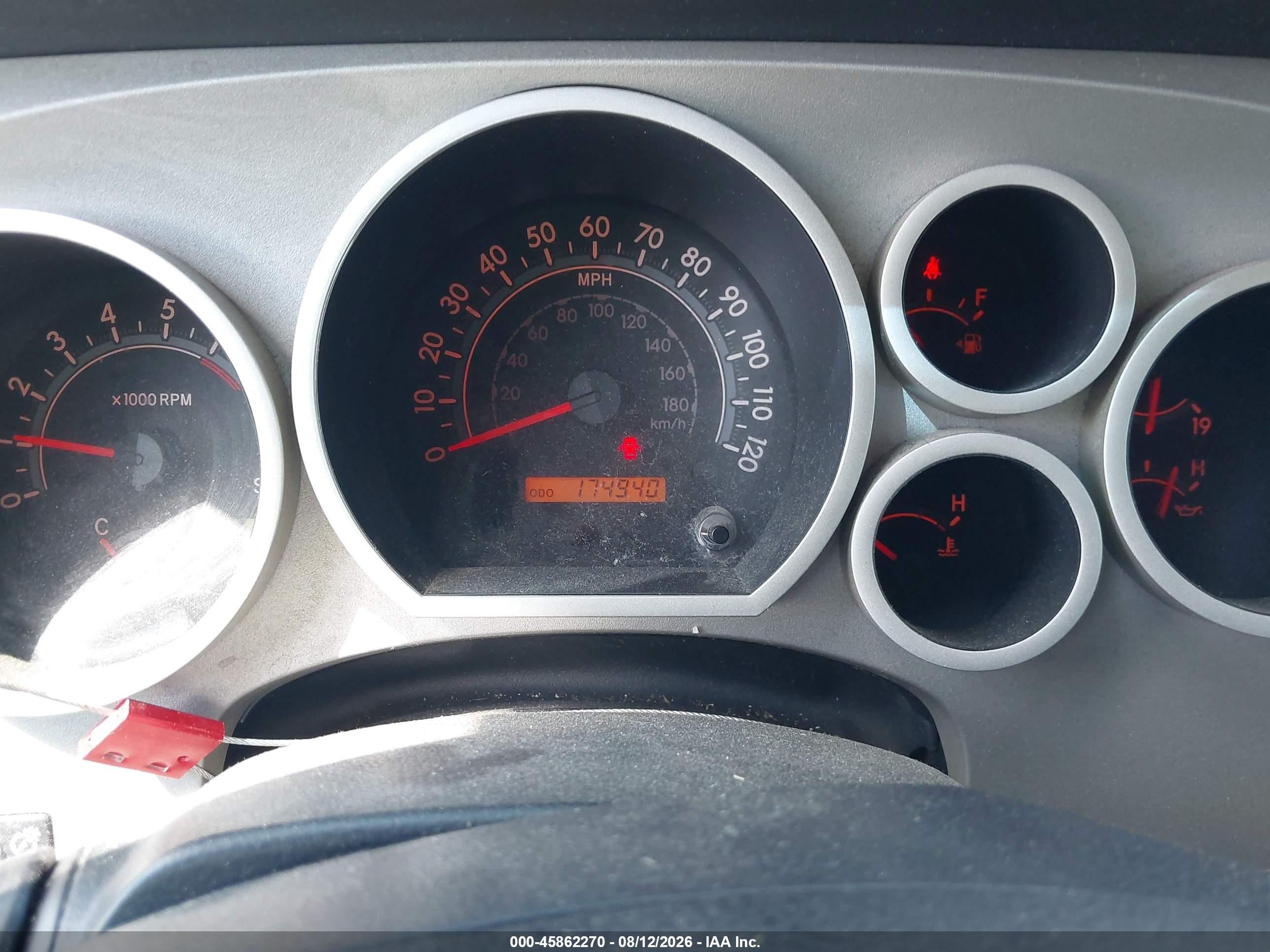 2007 Toyota Tundra Sr5 5.7l V8 Gray vin: 5TFBV54137X018973