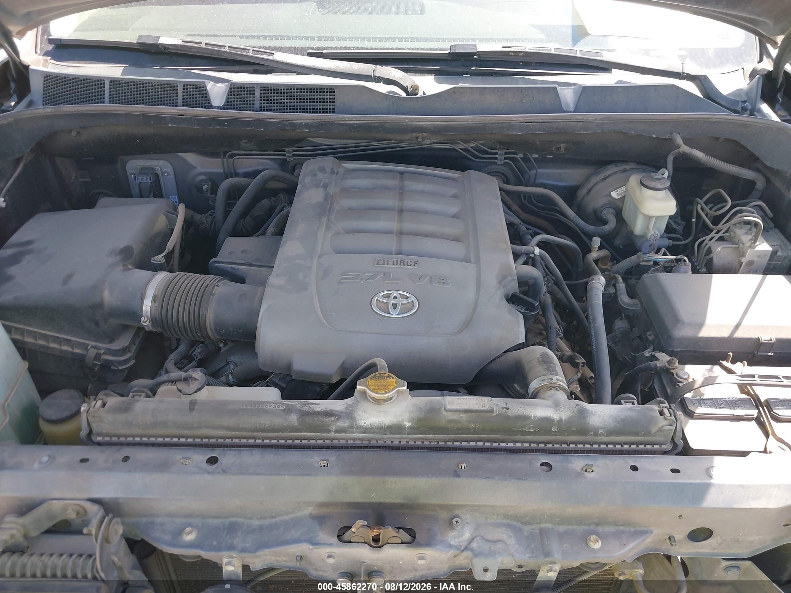 2007 Toyota Tundra Sr5 5.7l V8 Gray vin: 5TFBV54137X018973