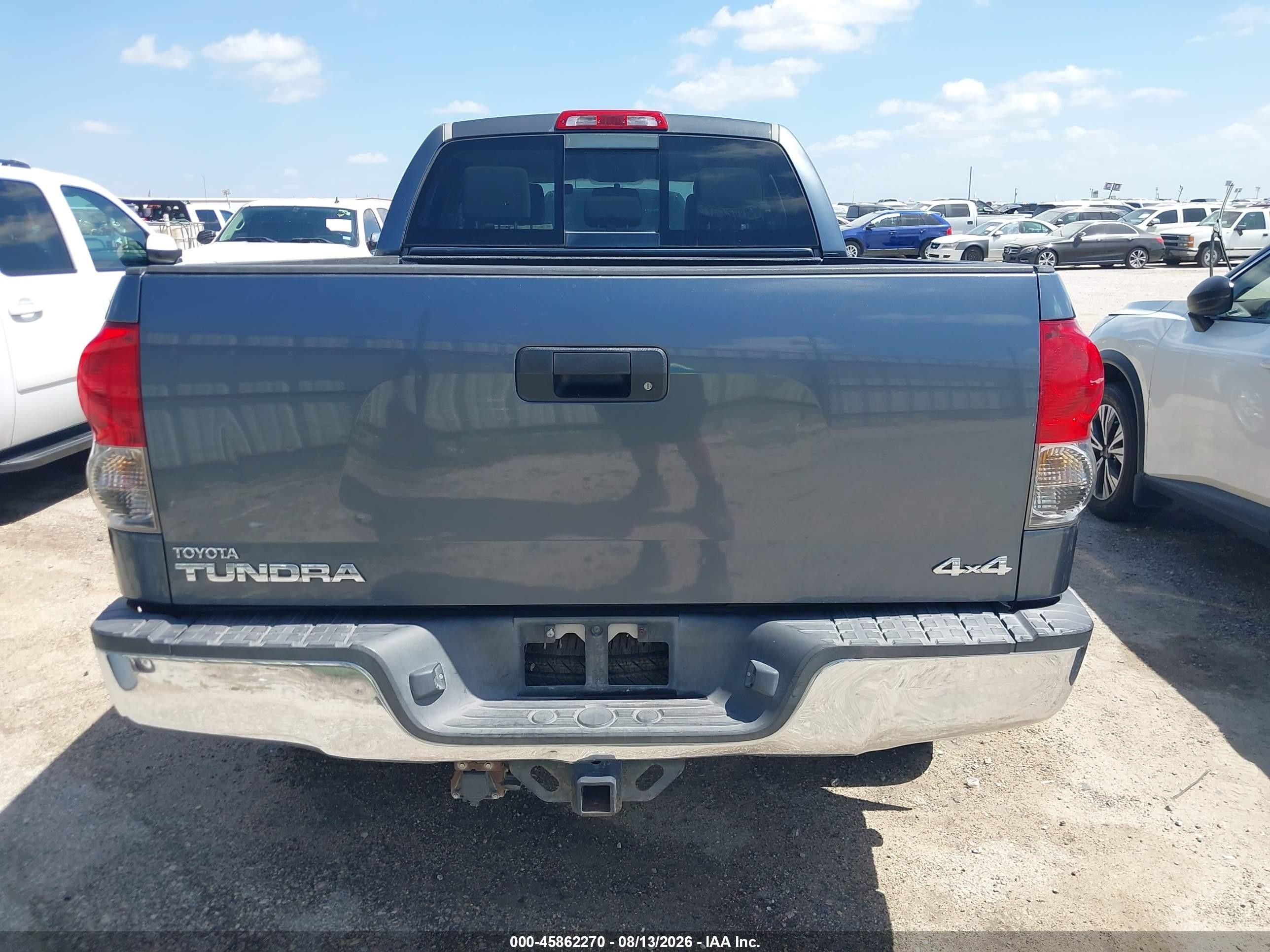 2007 Toyota Tundra Sr5 5.7l V8 Gray vin: 5TFBV54137X018973