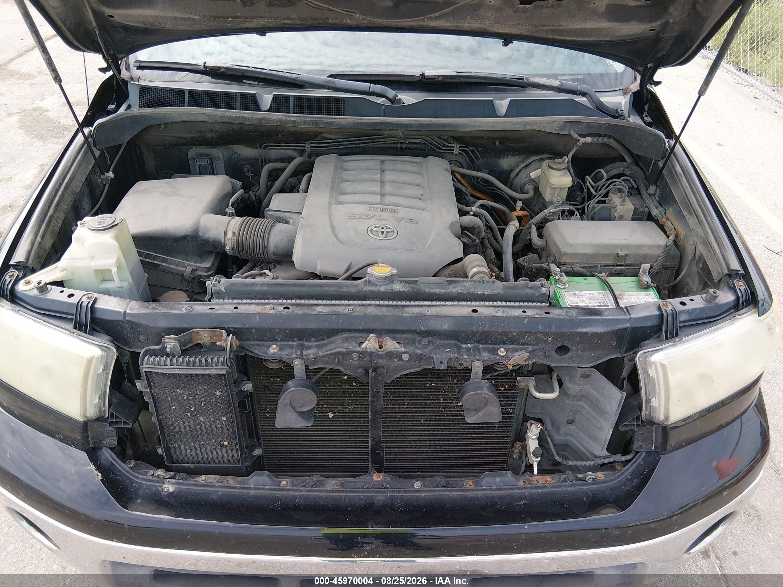 2007 Toyota Tundra Sr5 5.7l V8 Black vin: 5TFBV54137X019847