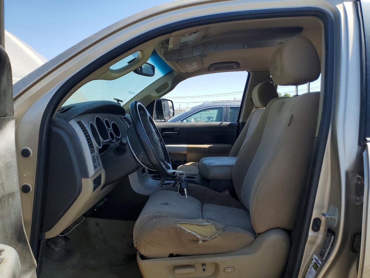 2007 Toyota Tundra Double Cab Sr5 Gold vin: 5TFBV54137X028127